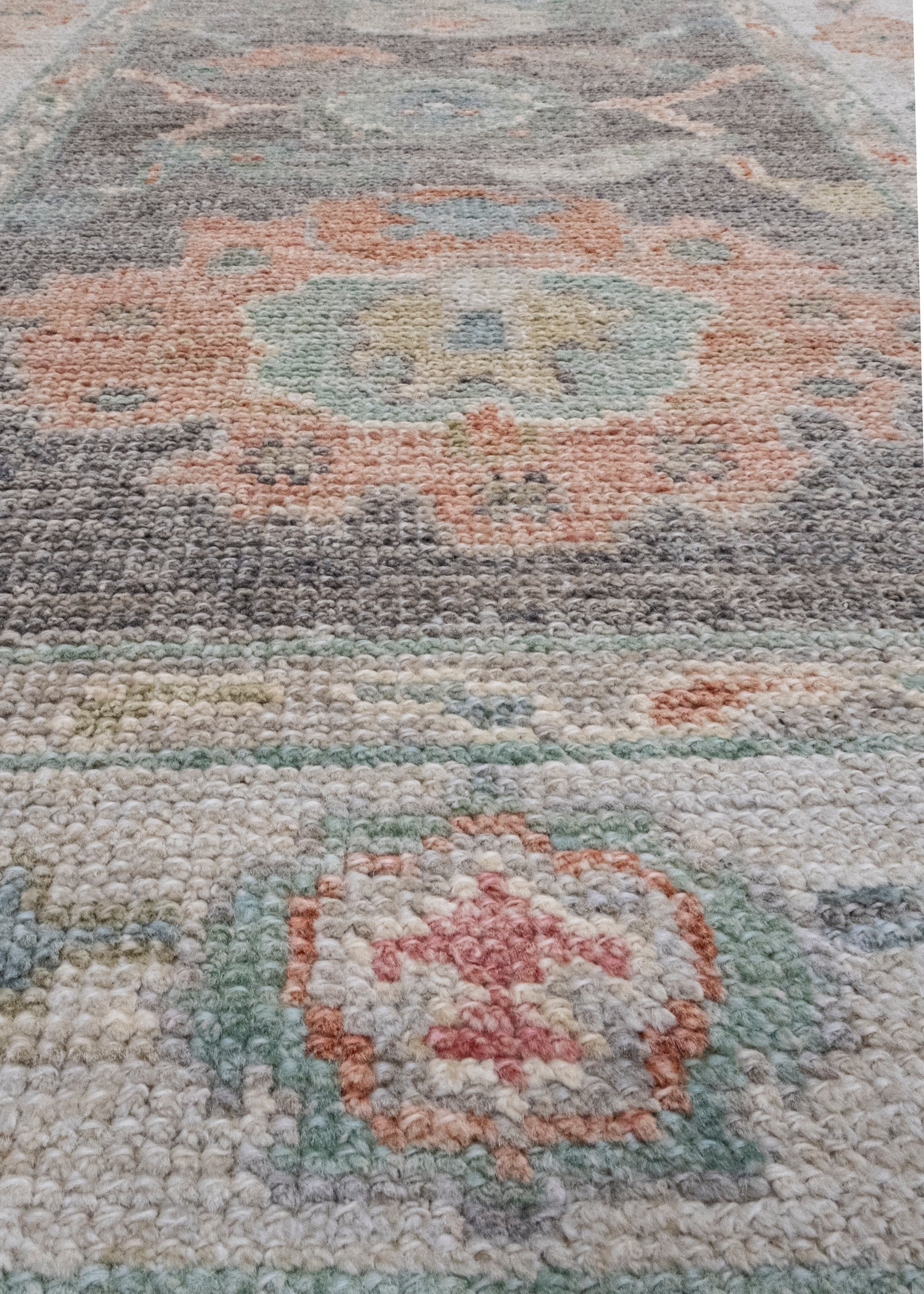 Turkish Oushak Runner Rug 2'9" x 12'5" #16202