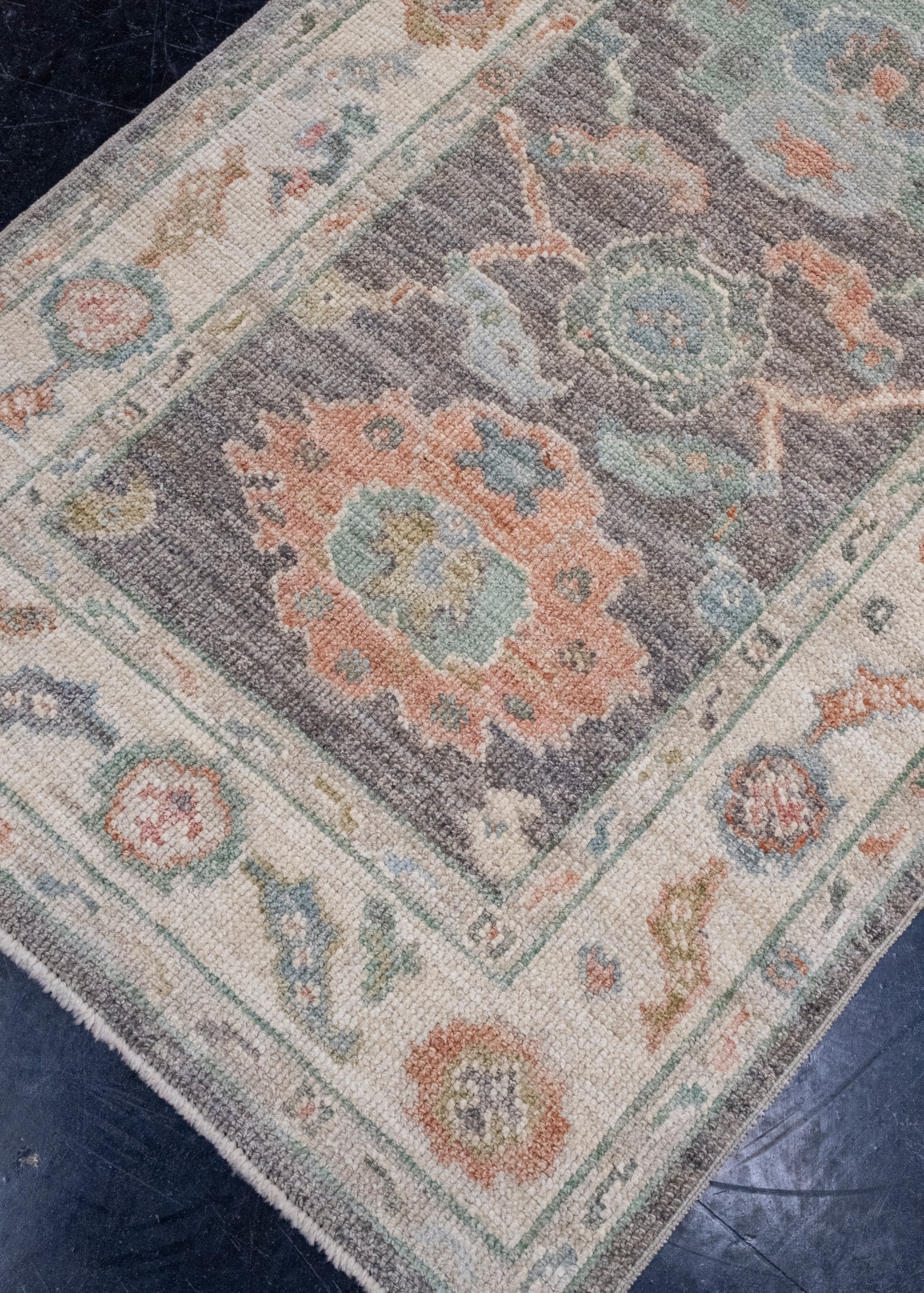 Turkish Oushak Runner Rug 2'9" x 12'6" #16011