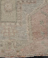 Oriental Hand Knotted Vintage Turkish Mini Rug 1'4" x 2'11" #10608