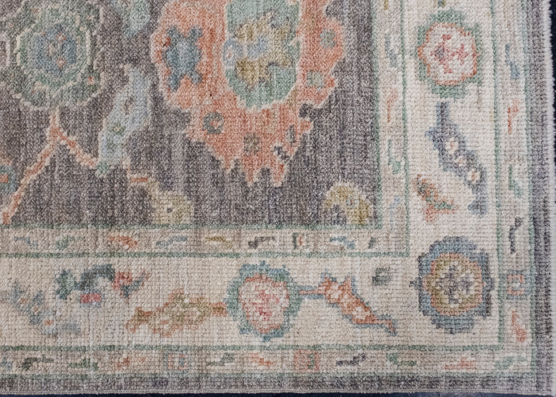 Turkish Oushak Runner Rug 2'9" x 12'6" #16011