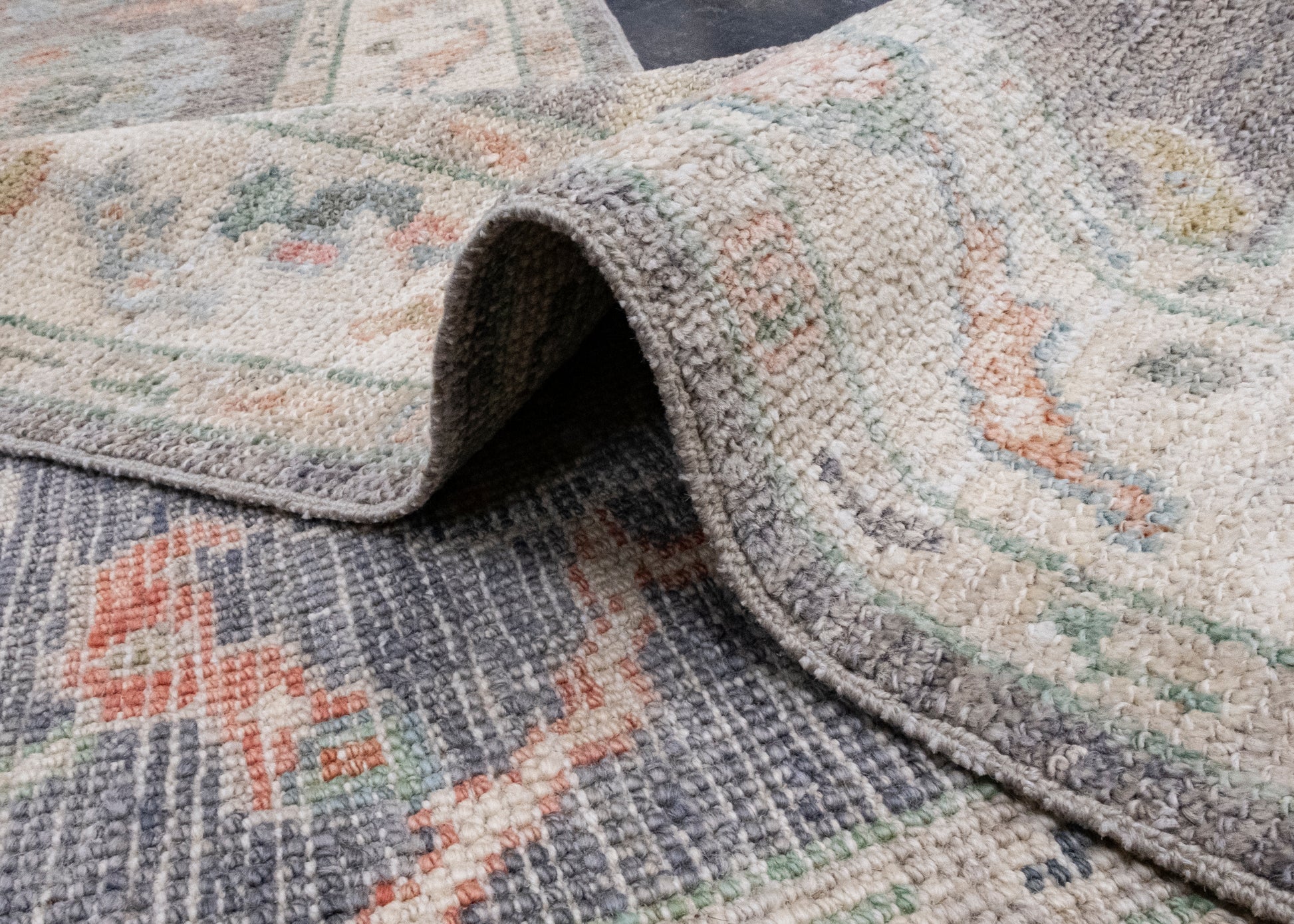 Turkish Oushak Runner Rug 2'9" x 12'6" #16011