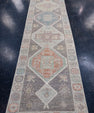 Turkish Oushak Runner Rug 2'11" x 13'9" #16416
