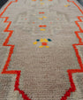 Oriental Hand Knotted Vintage Turkish Mini Rug 1'3" x 3' #10495