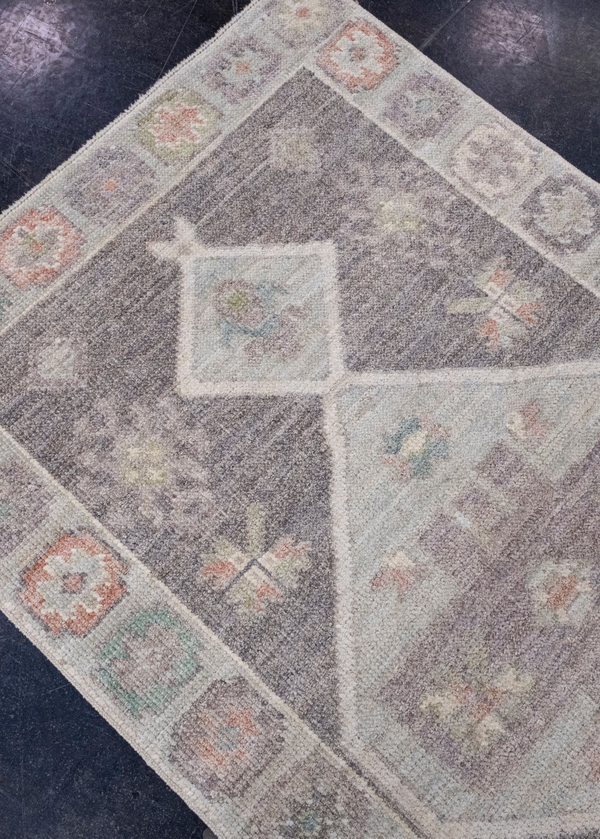 Turkish Oushak Runner Rug 2'11" x 13'9" #16416