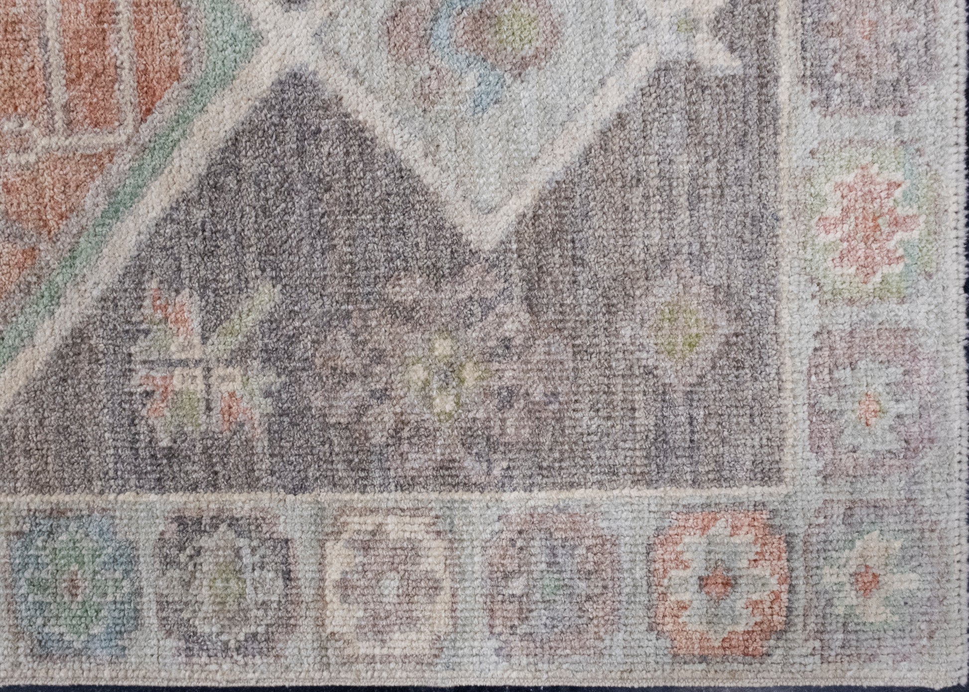Turkish Oushak Runner Rug 2'11" x 13'9" #16416
