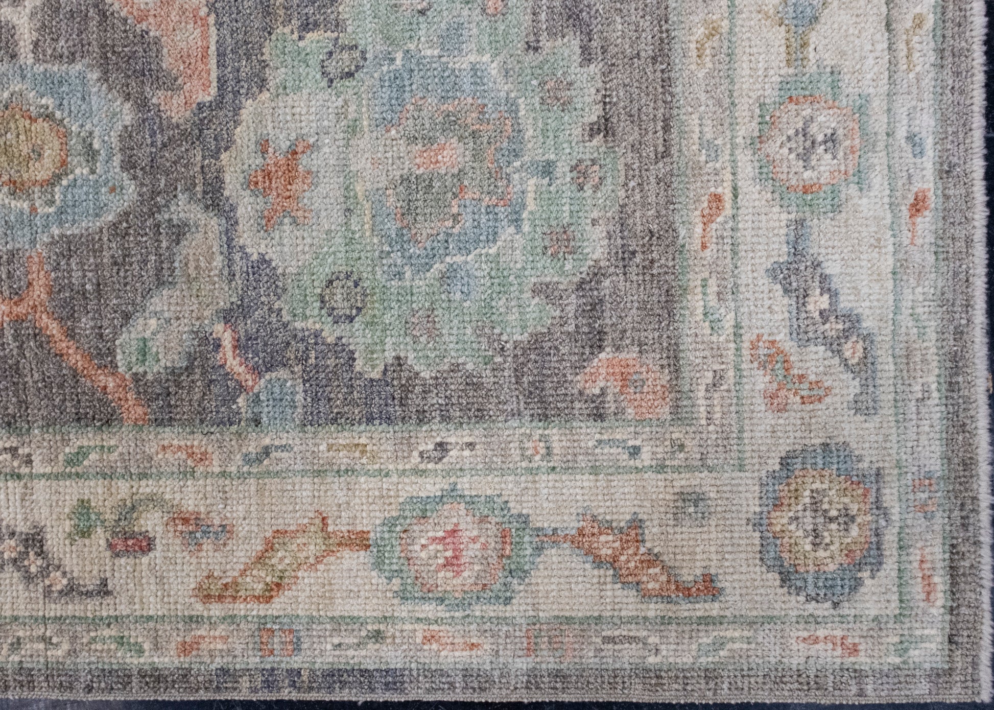 Turkish Oushak Runner Rug 2'10" x 12'4" #16019