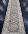 Turkish Oushak Runner Rug 2'10" x 12'6" #16260