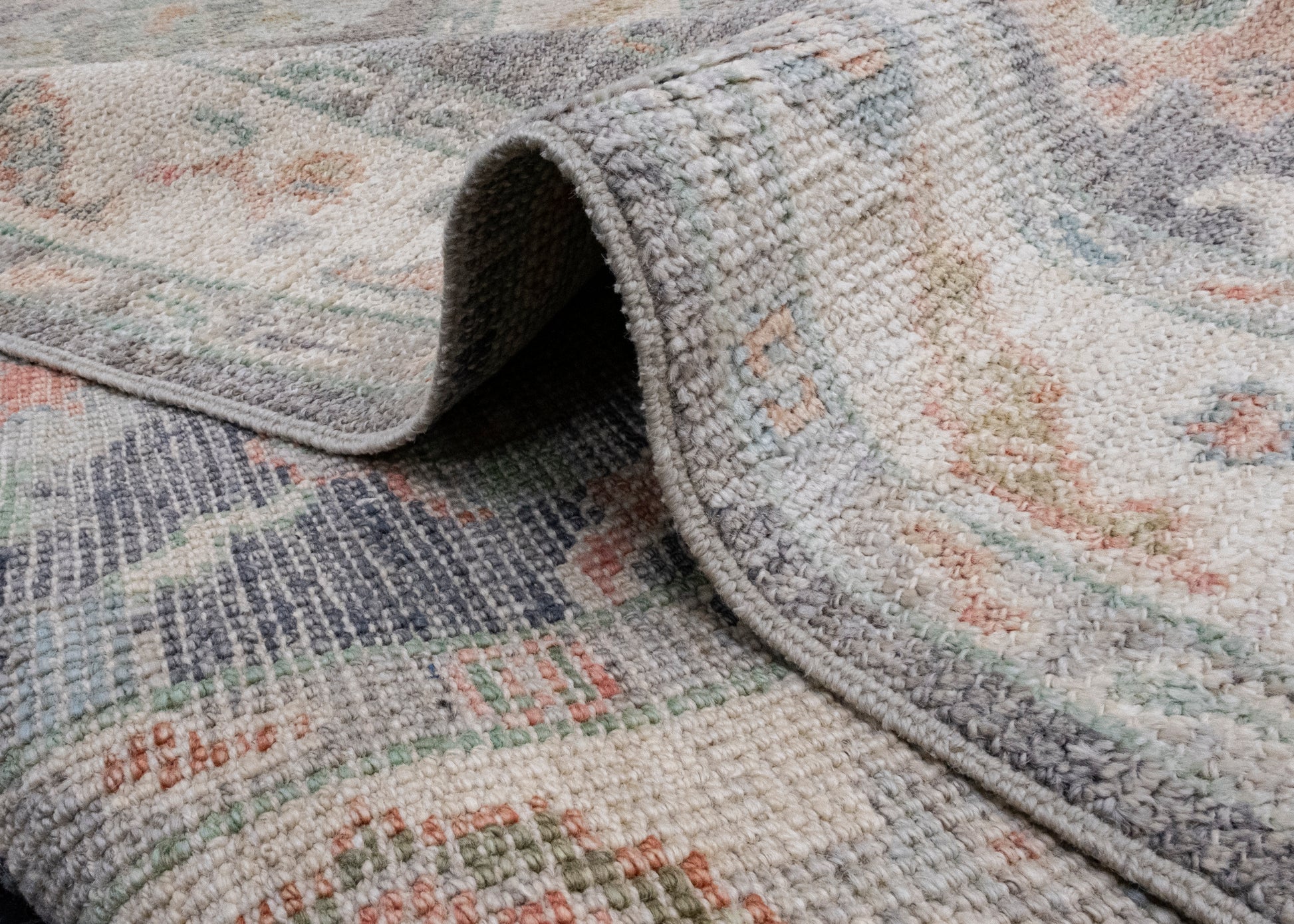Turkish Oushak Runner Rug 2'10" x 12'6" #16260