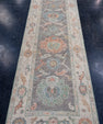 Turkish Oushak Runner Rug 2'8" x 12'1" #16252
