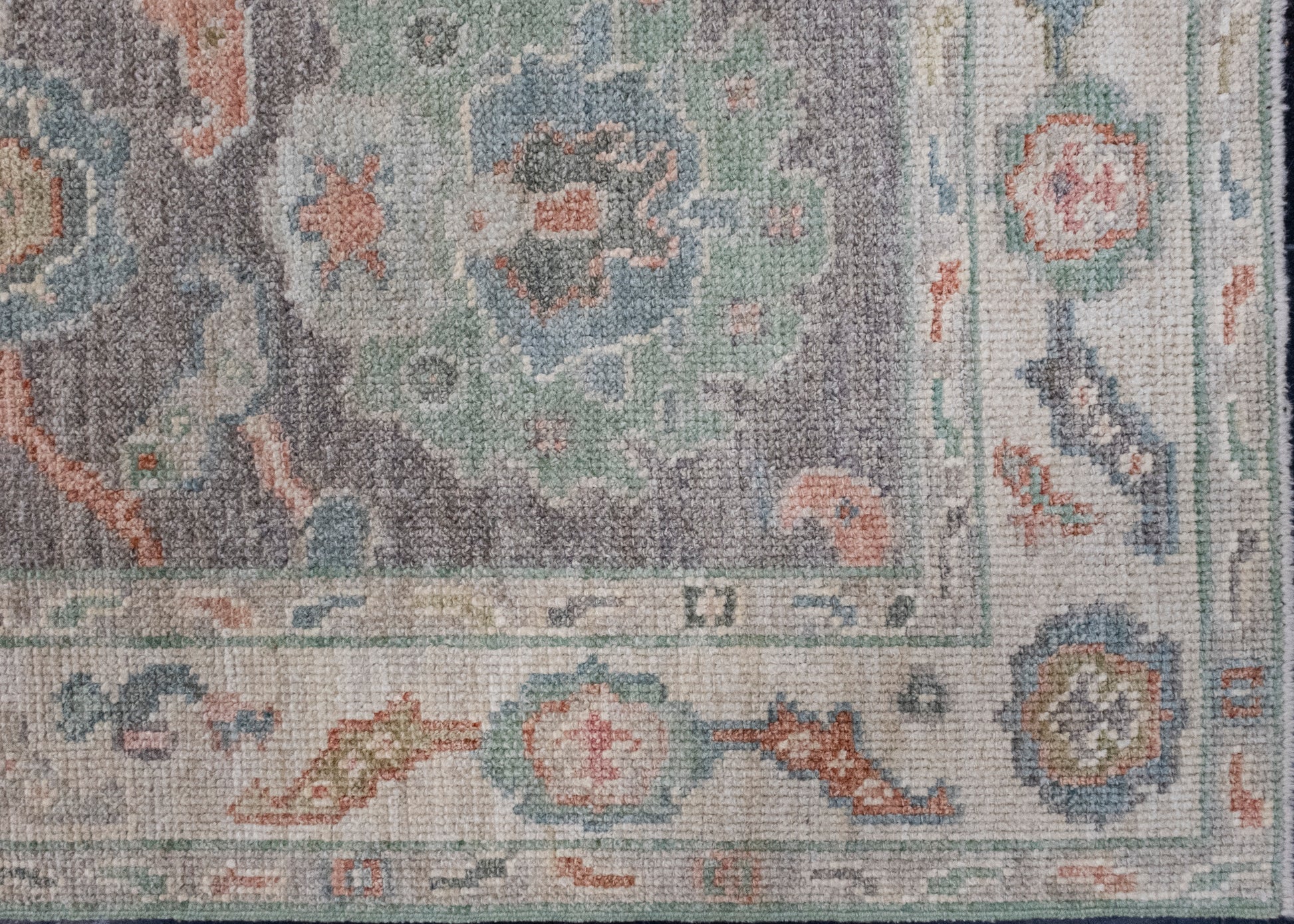 Turkish Oushak Runner Rug 2'8" x 12'1" #16252
