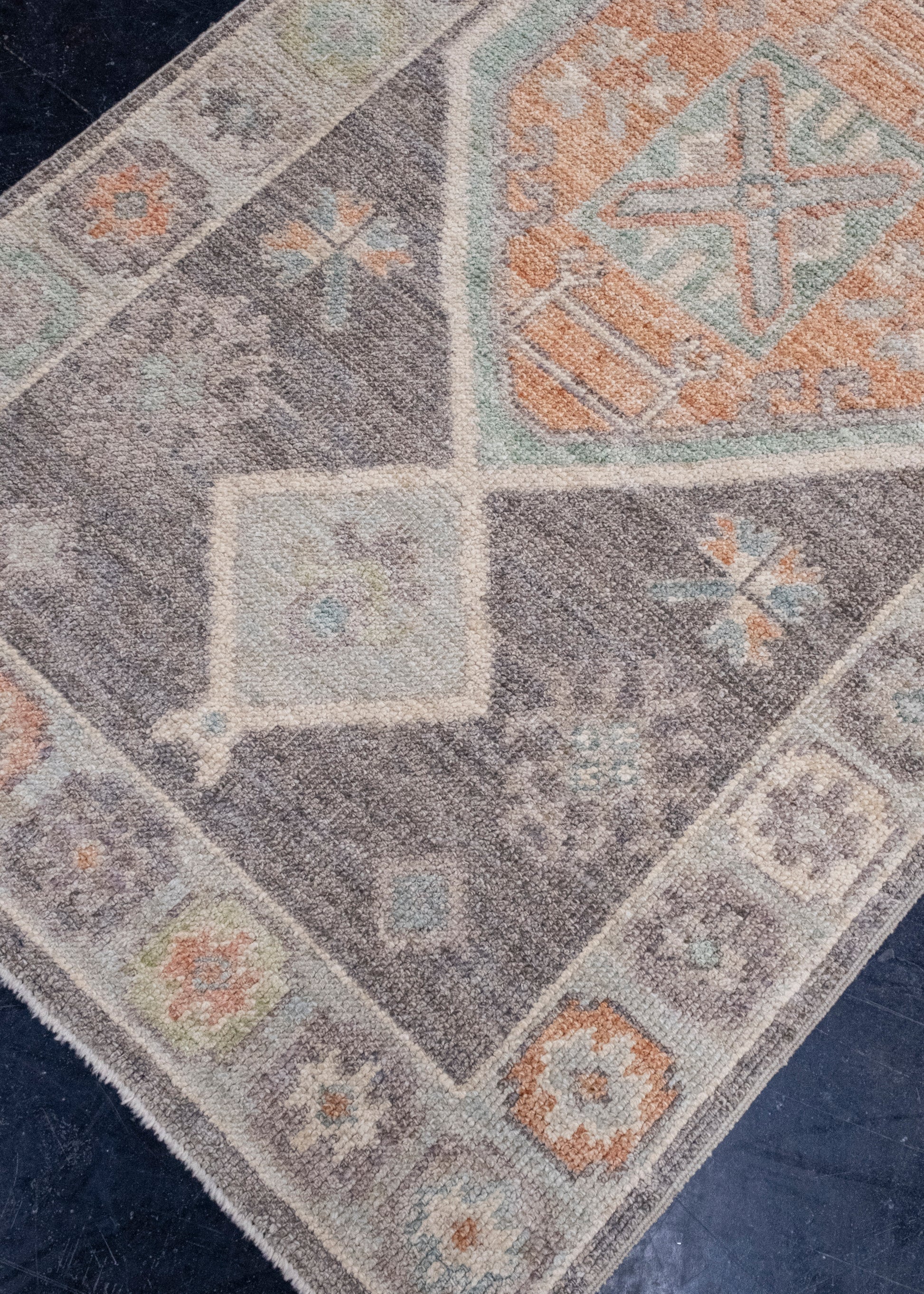 Turkish Oushak Runner Rug 2'11" x 10'4" #16359