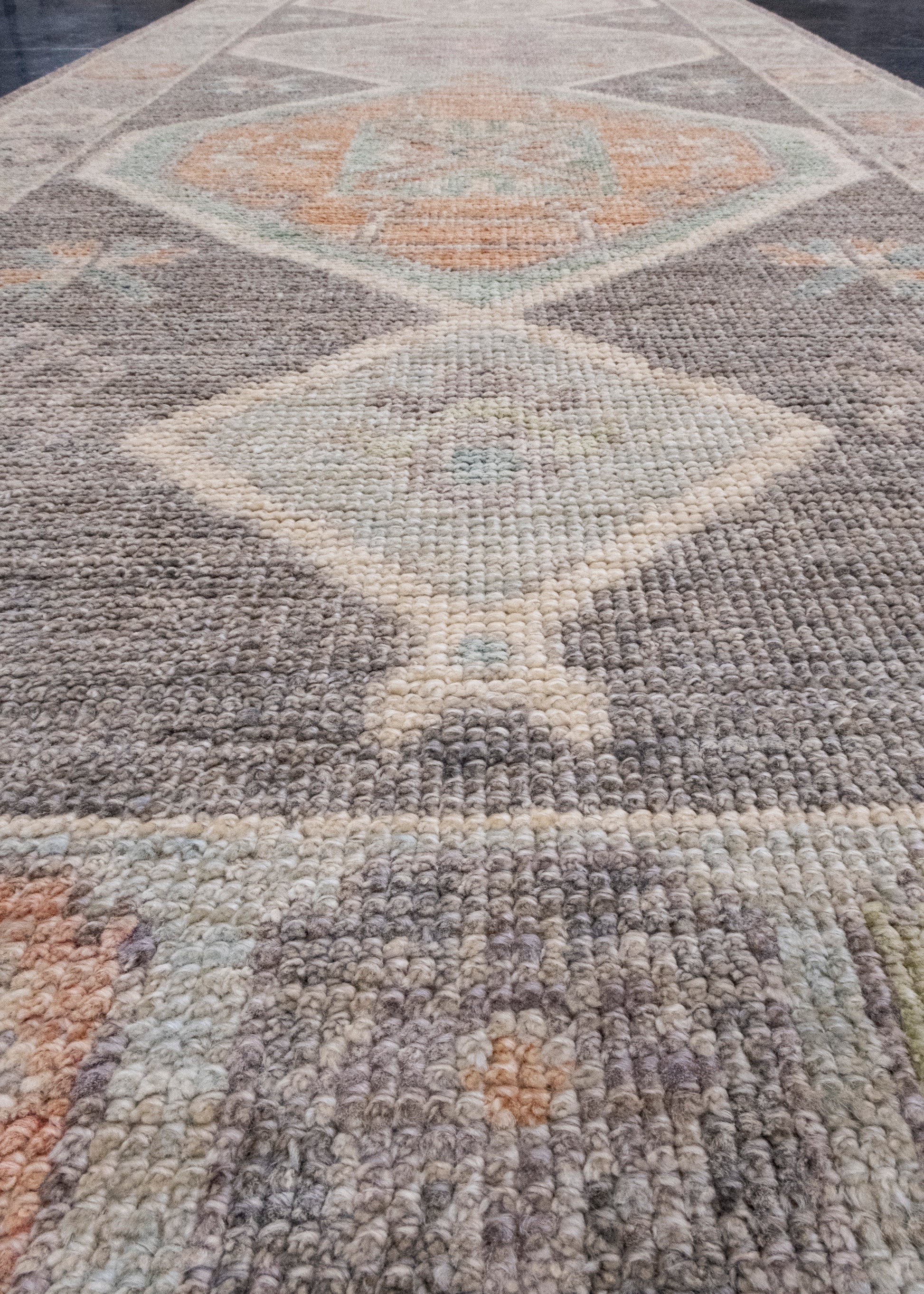 Turkish Oushak Runner Rug 2'11" x 10'4" #16359