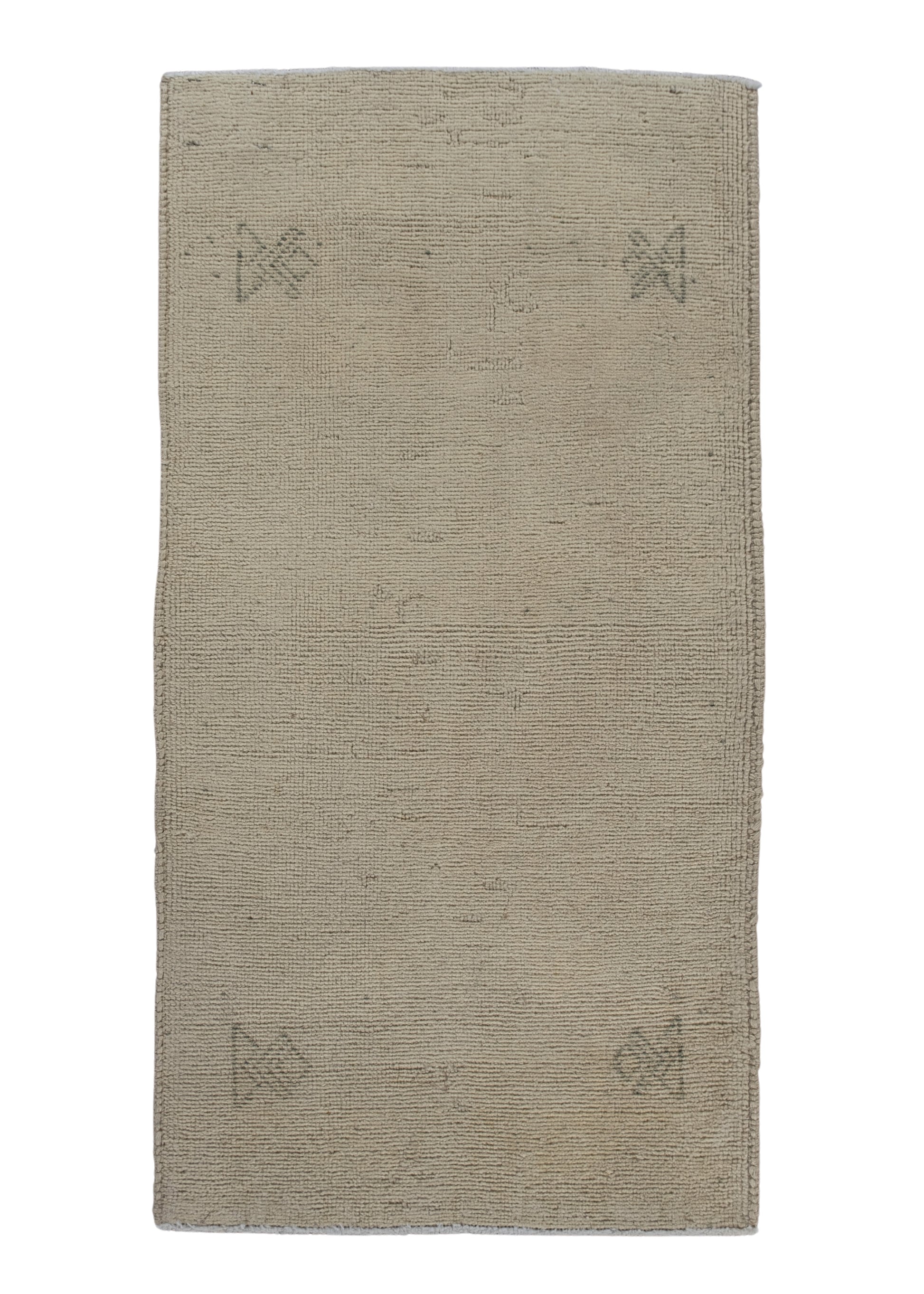 Oriental Hand Knotted Vintage Turkish Mini Rug 1'9" x 3'4" #10400