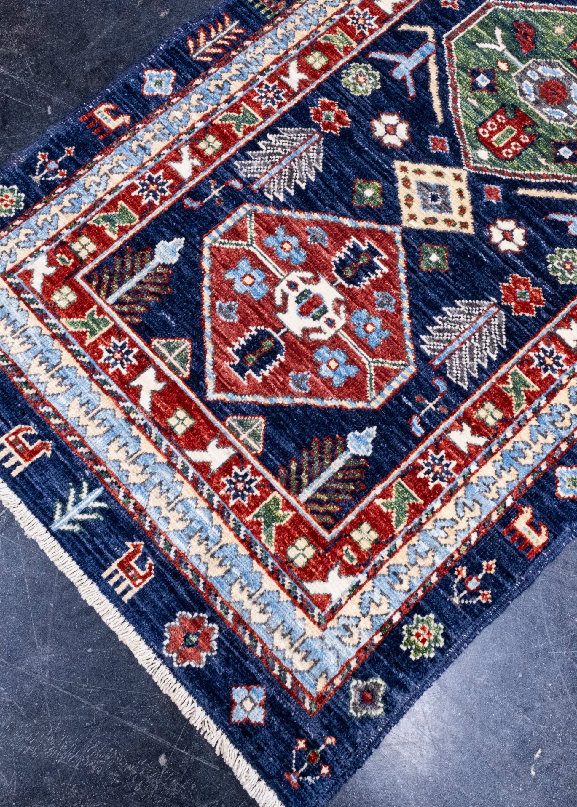 Oriental Hand Knotted Runner Rug 2'8" x 10'1" #AR-9006
