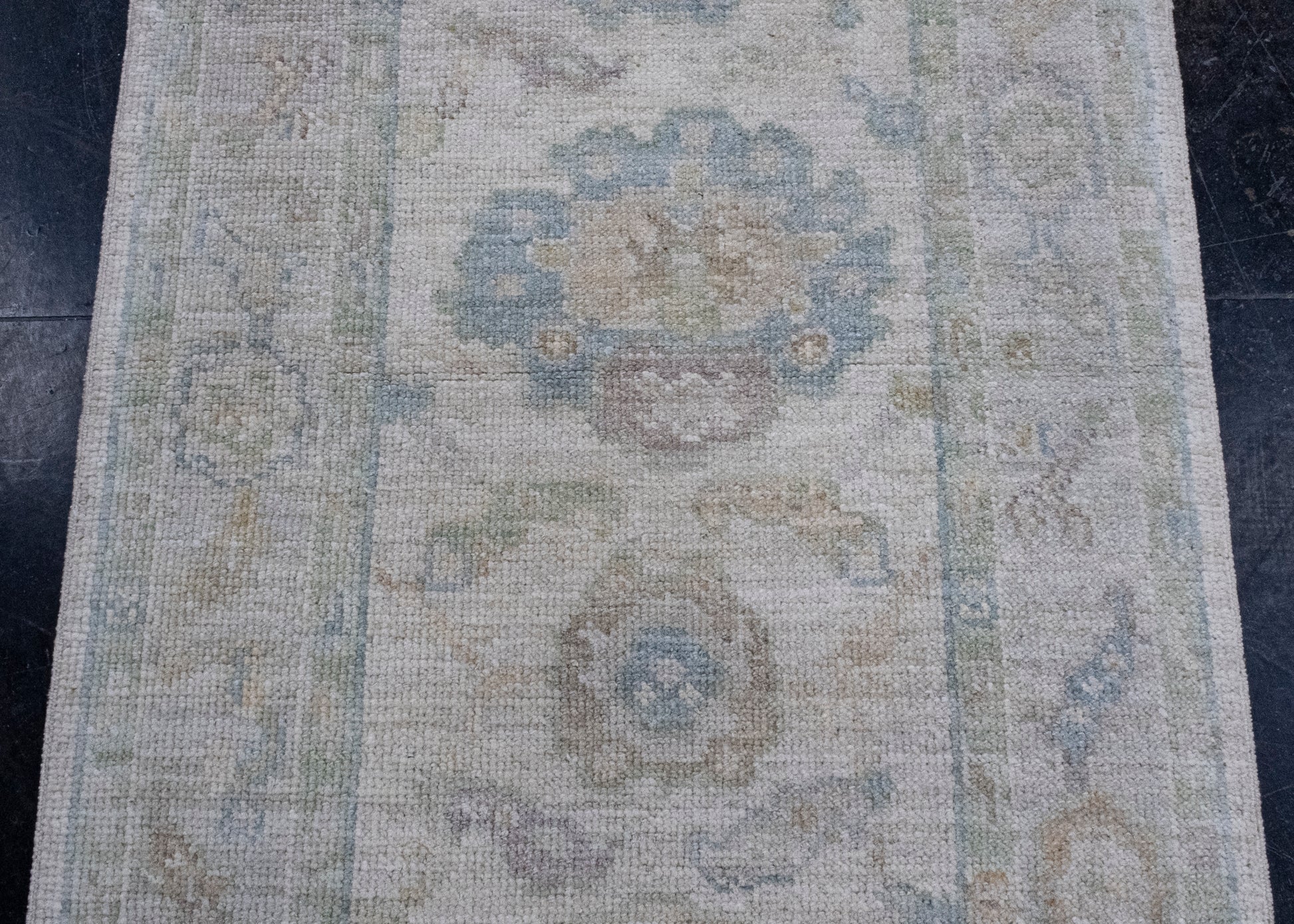 Turkish Oushak Runner Rug 2'7" x 10'3" #16305