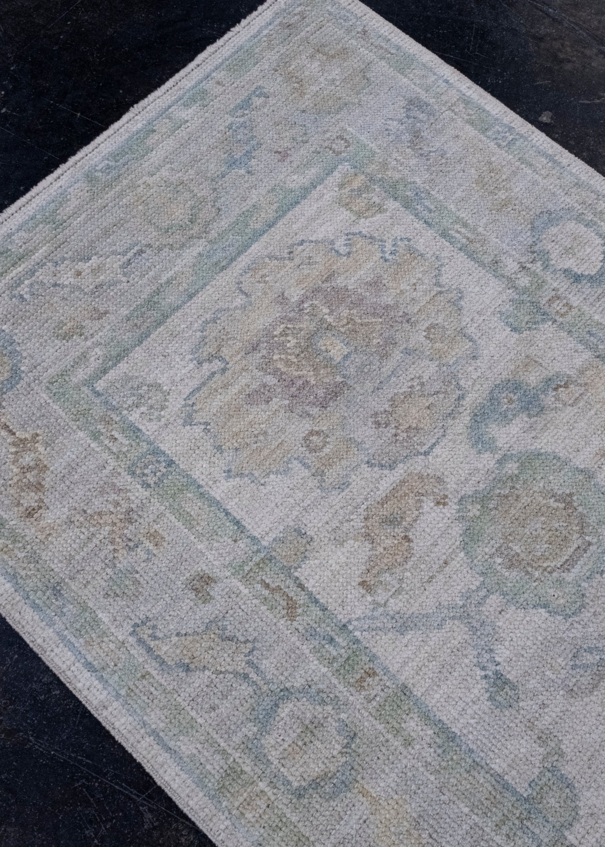 Turkish Oushak Runner Rug 2'7" x 10'3" #16305