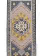 Oriental Hand Knotted Vintage Turkish Mini Rug 1'9" x 3'8" #10276