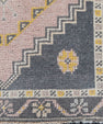 Oriental Hand Knotted Vintage Turkish Mini Rug 1'9" x 3'8" #10276