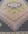 Oriental Hand Knotted Vintage Turkish Mini Rug 1'9" x 3'8" #10276