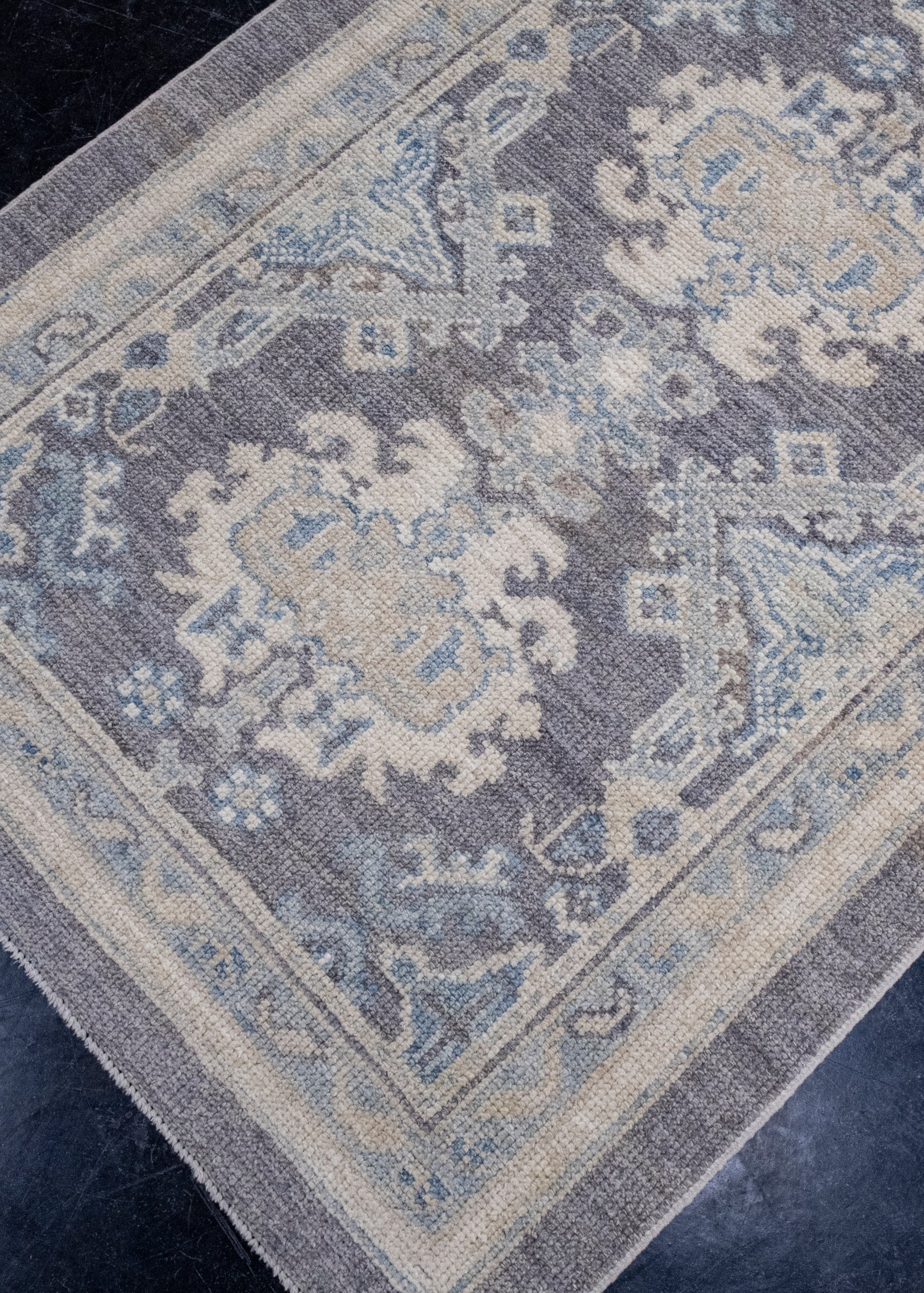 Turkish Oushak Runner Rug 3' x 11'11" #16272