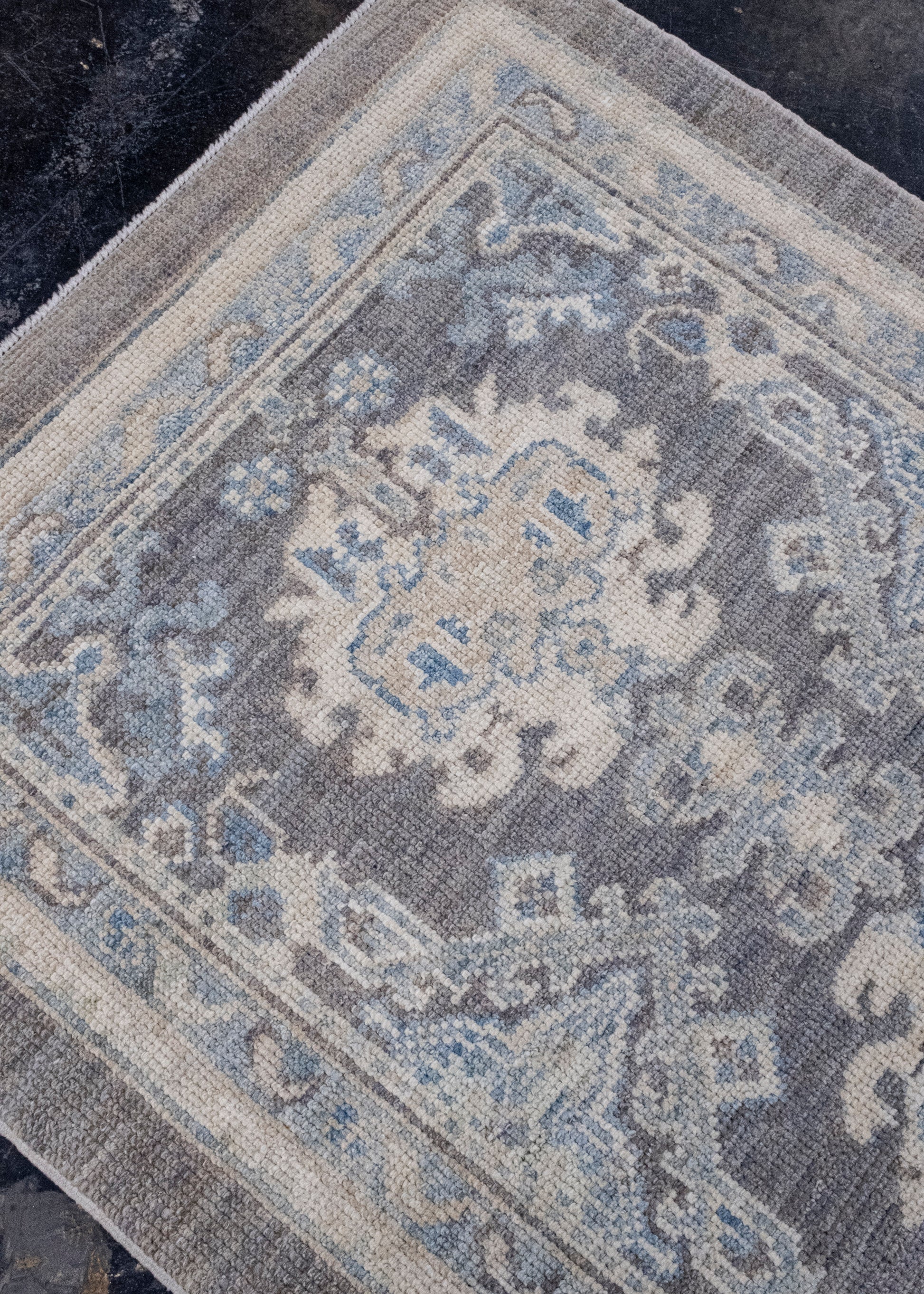 Turkish Oushak Runner Rug 3' x 11'11" #16272