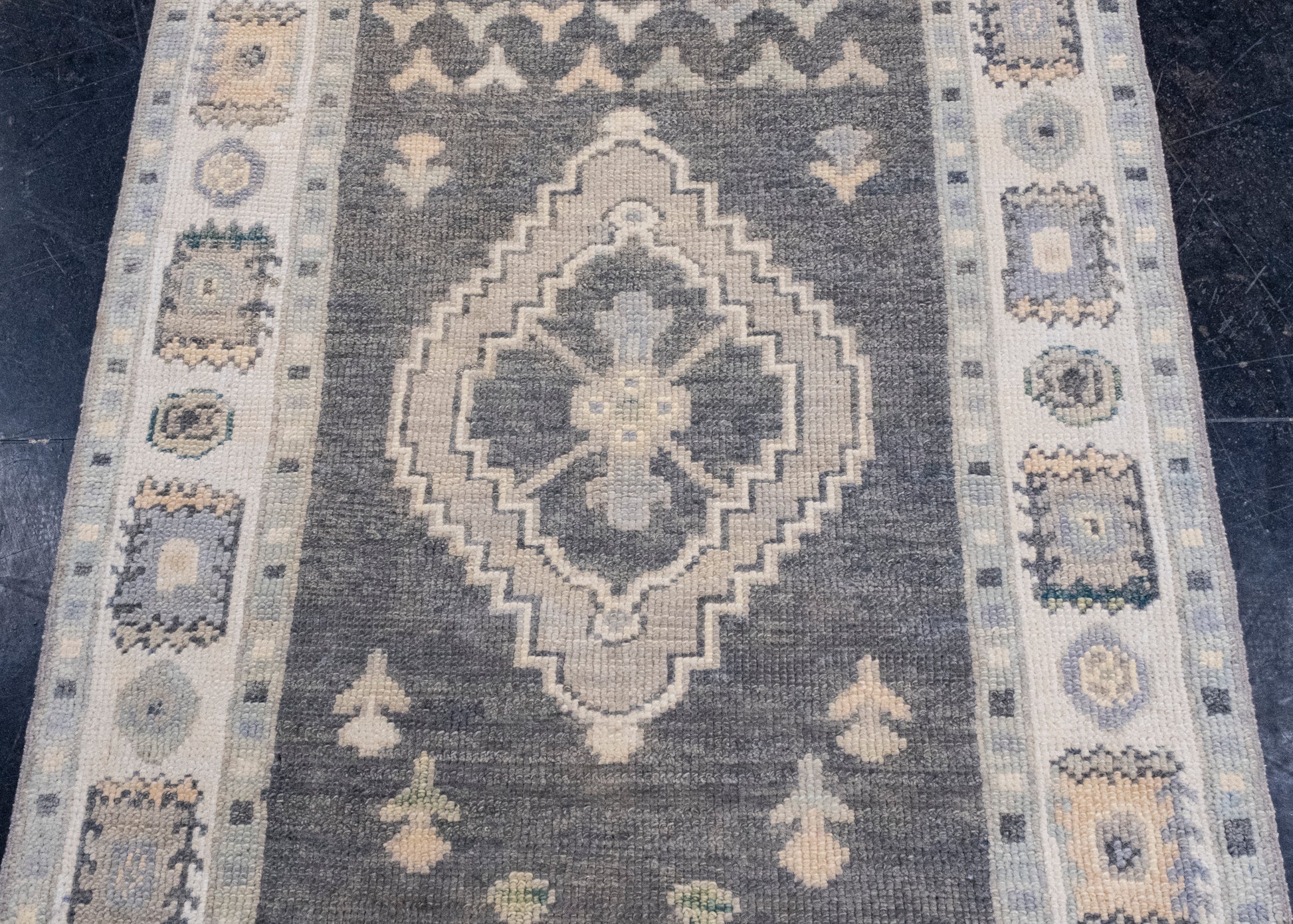 Turkish Oushak Runner Rug 3' x 10'3" #16765