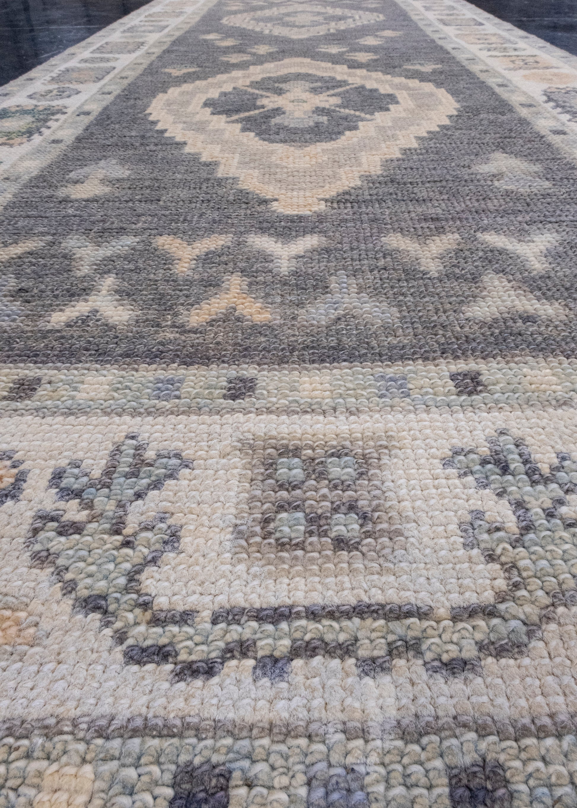 Turkish Oushak Runner Rug 3' x 10'3" #16765