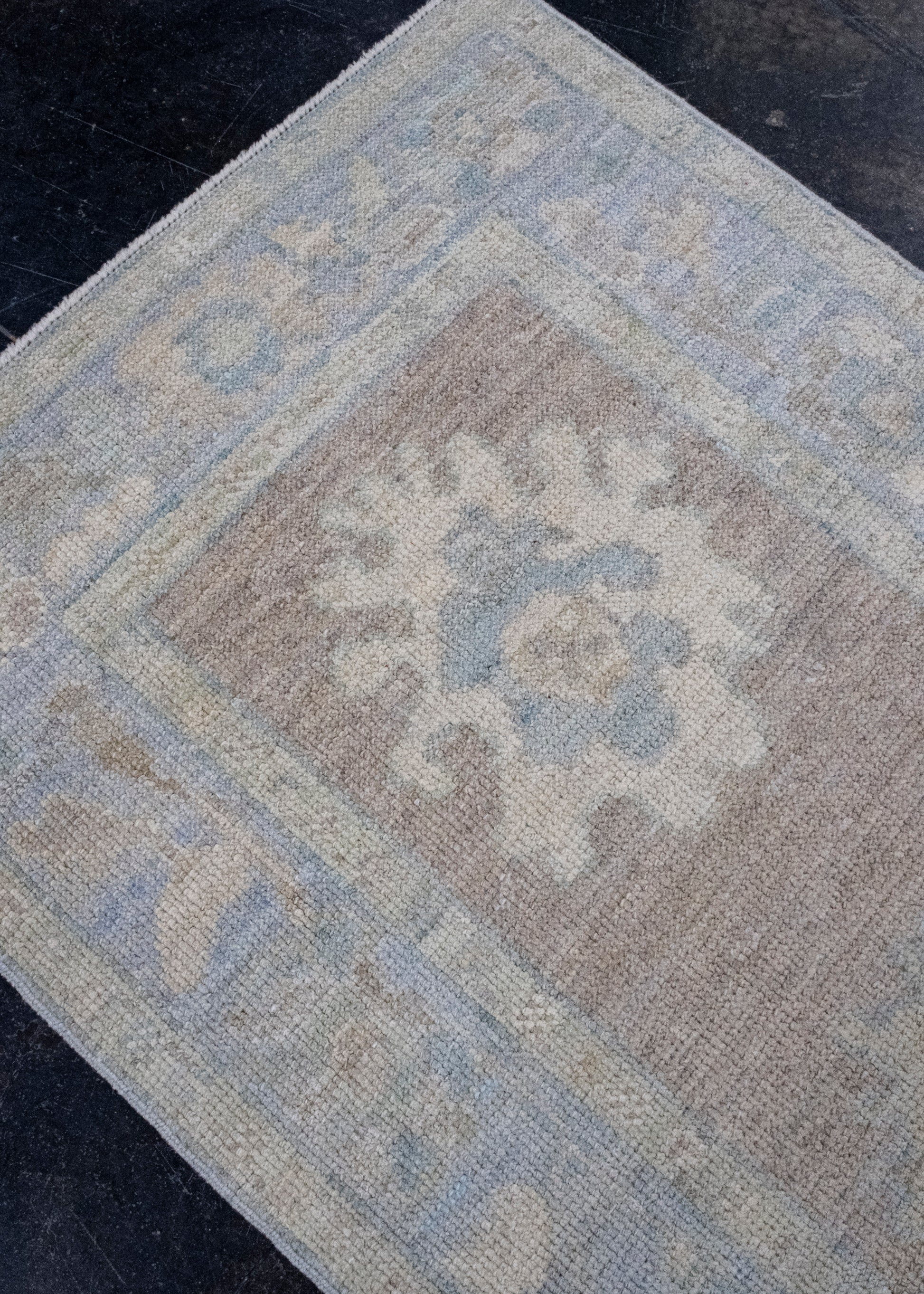 Turkish Oushak Runner Rug 2'9" x 10'1" #16374