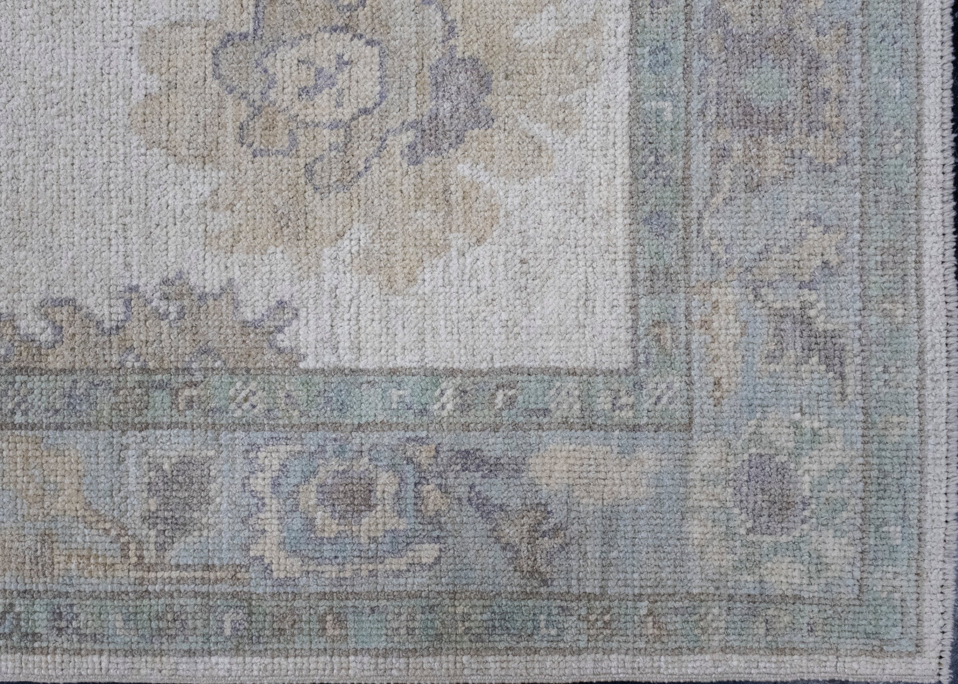 Turkish Oushak Runner Rug 3'1" x 10'1" #16280