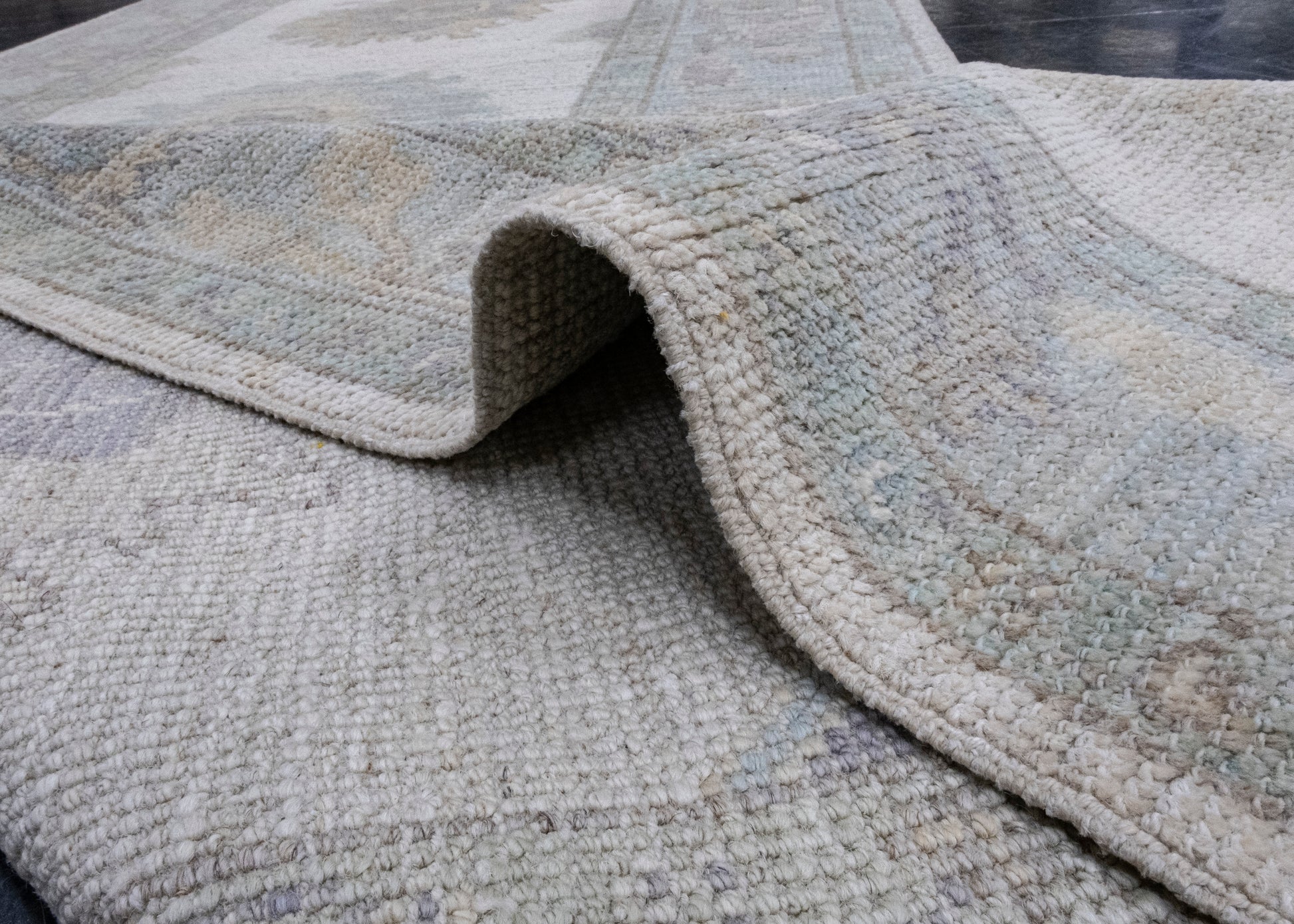 Turkish Oushak Runner Rug 3'1" x 10'1" #16280