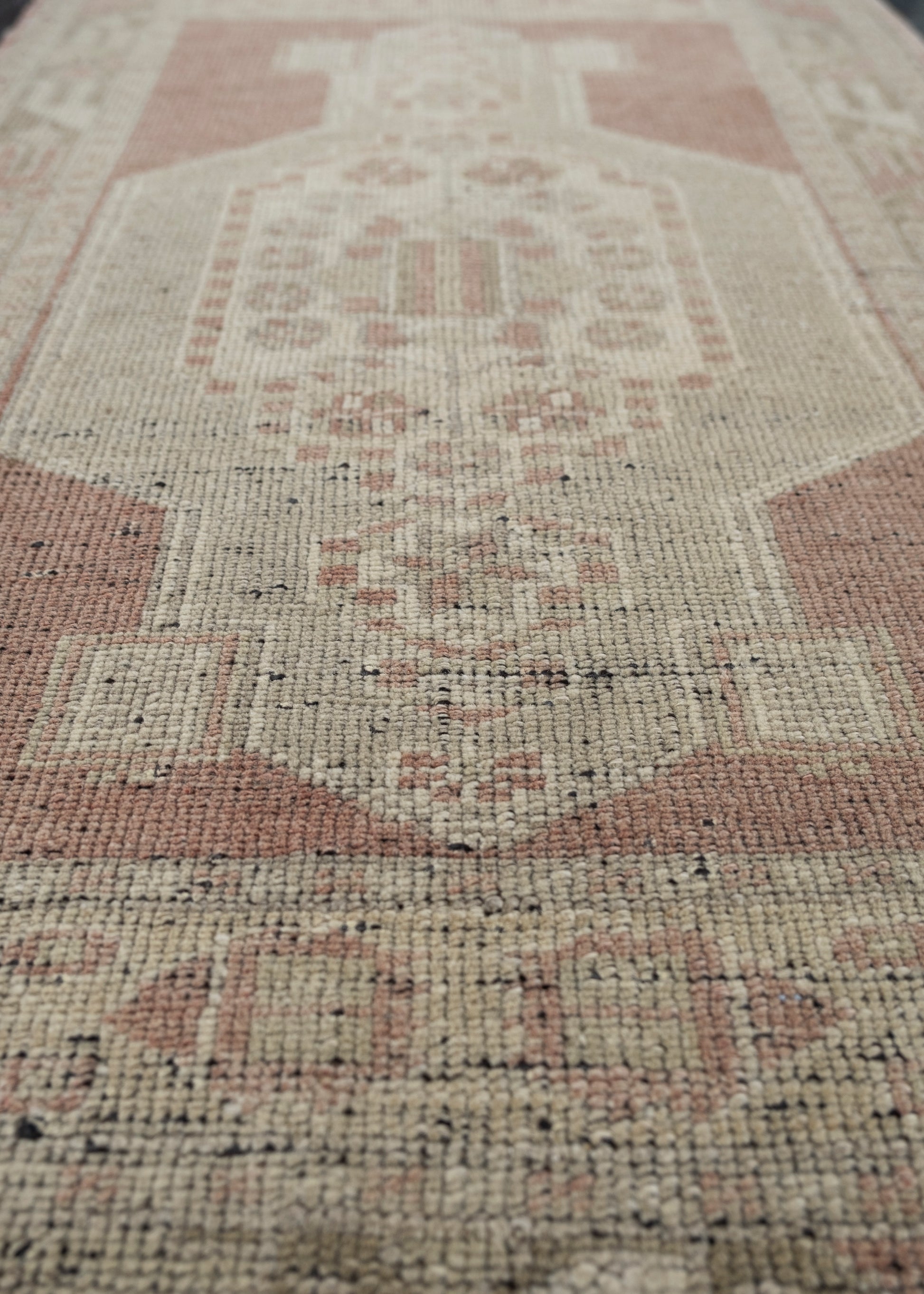 Oriental Hand Knotted Vintage Turkish Mini Rug 1'9" x 2'10" #10305