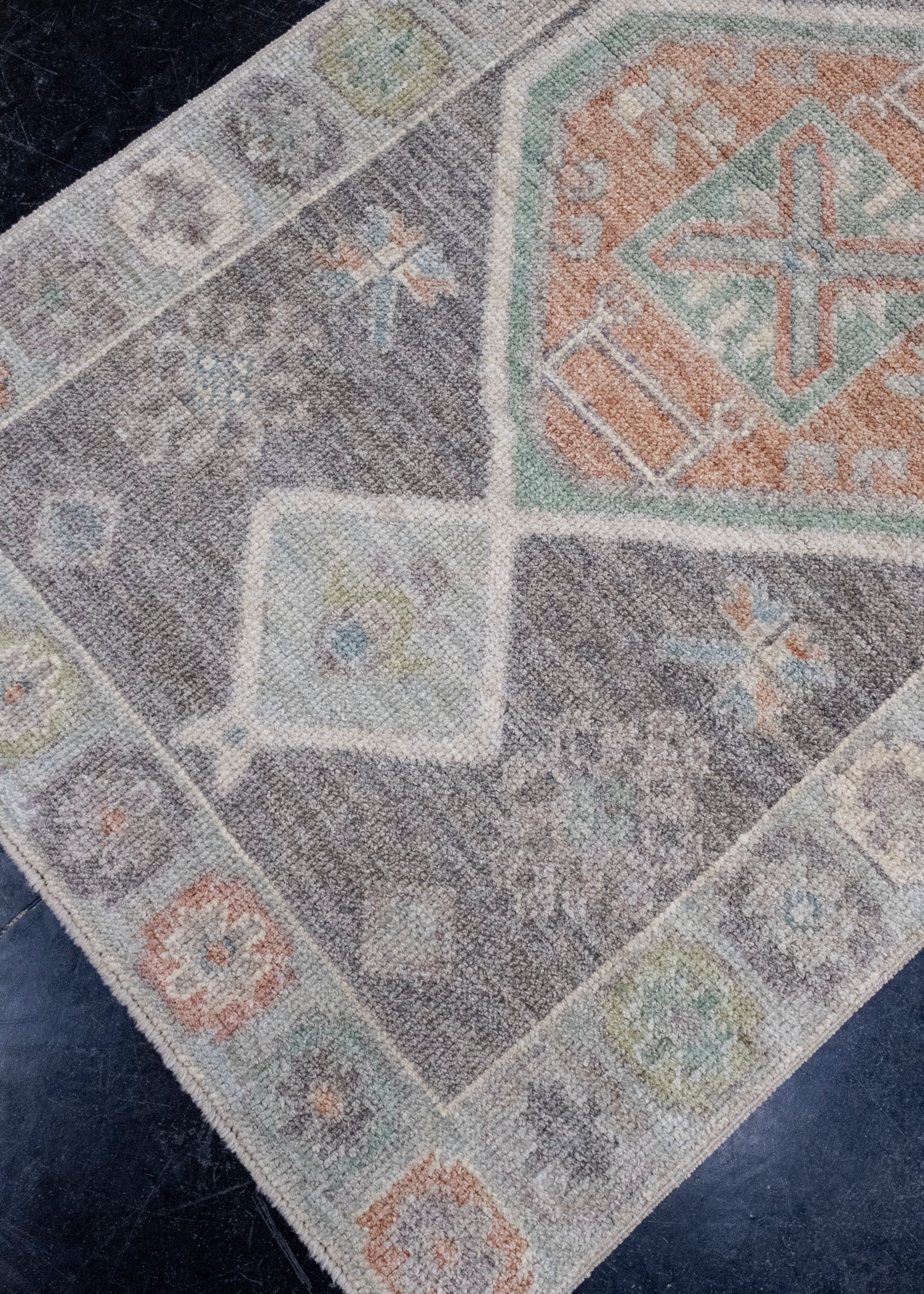 Turkish Oushak Runner Rug 2'11" x 11'11" #16173