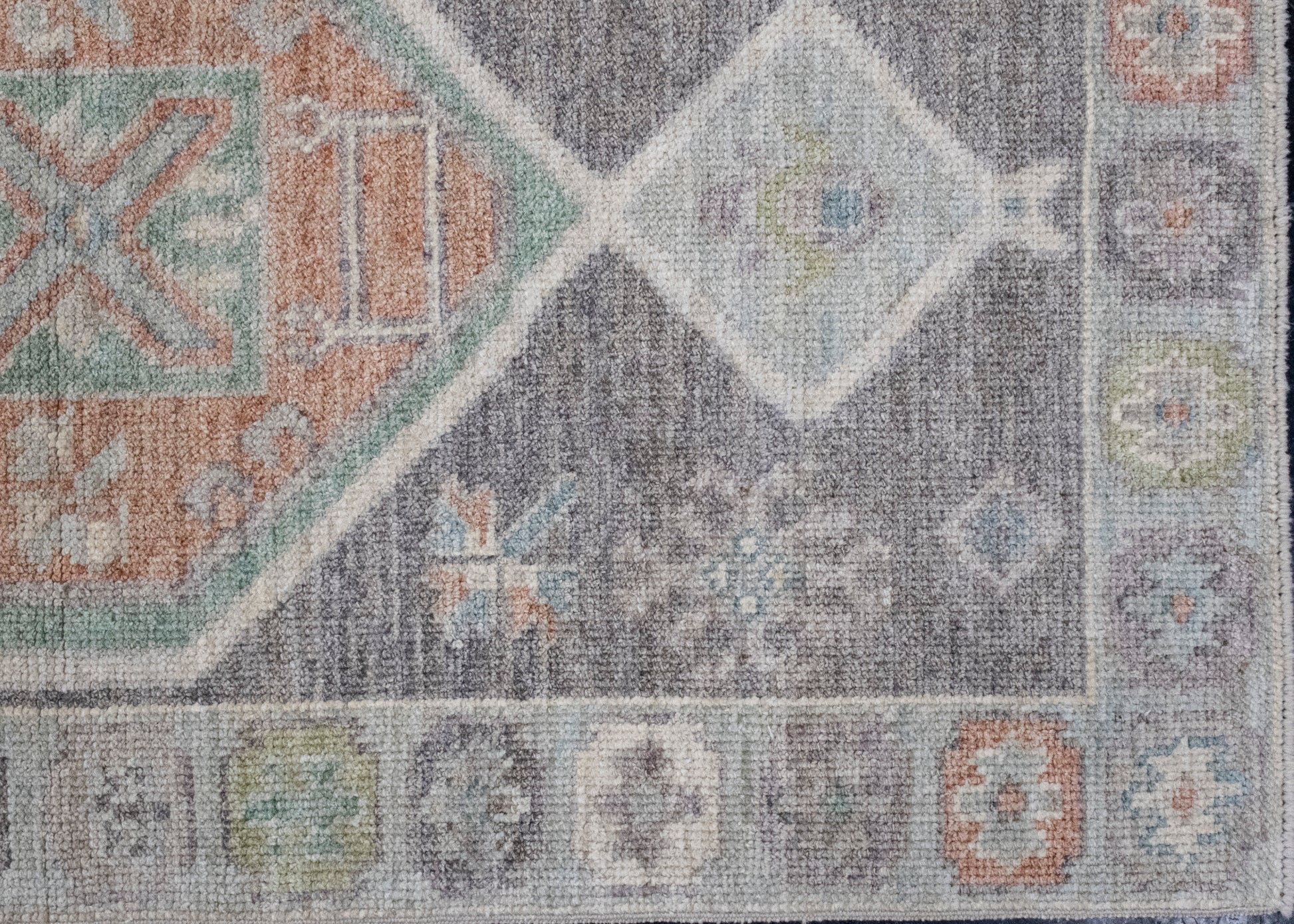 Turkish Oushak Runner Rug 2'11" x 11'11" #16173