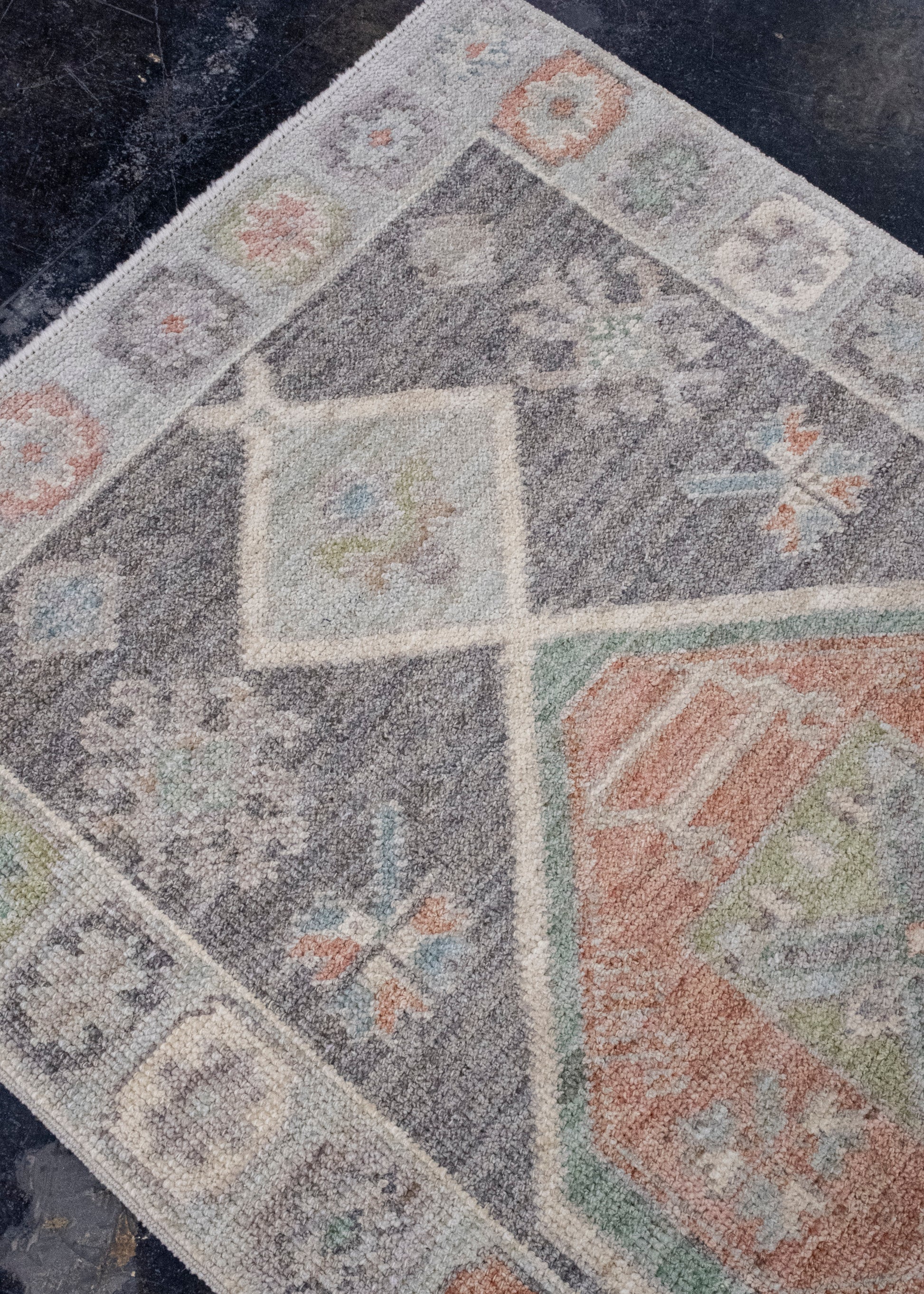 Turkish Oushak Runner Rug 2'11" x 11'11" #16173