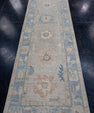 Turkish Oushak Runner Rug 3' x 10'2" #16229