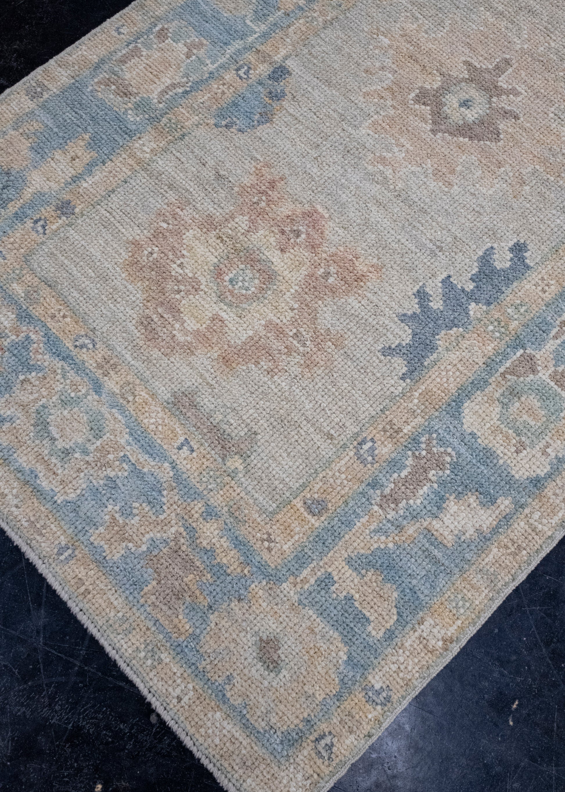 Turkish Oushak Runner Rug 3' x 10'2" #16229