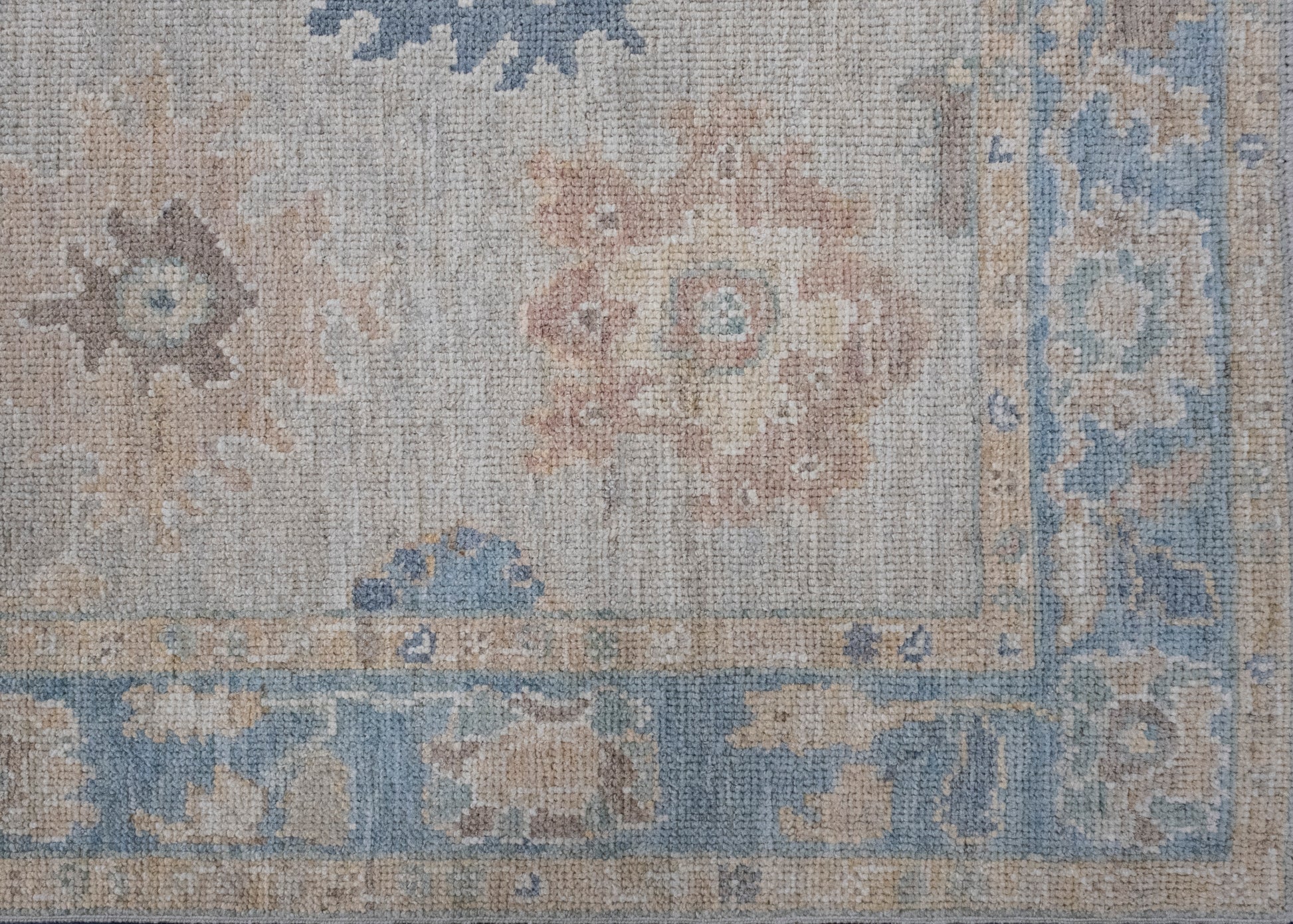 Turkish Oushak Runner Rug 3' x 10'2" #16229