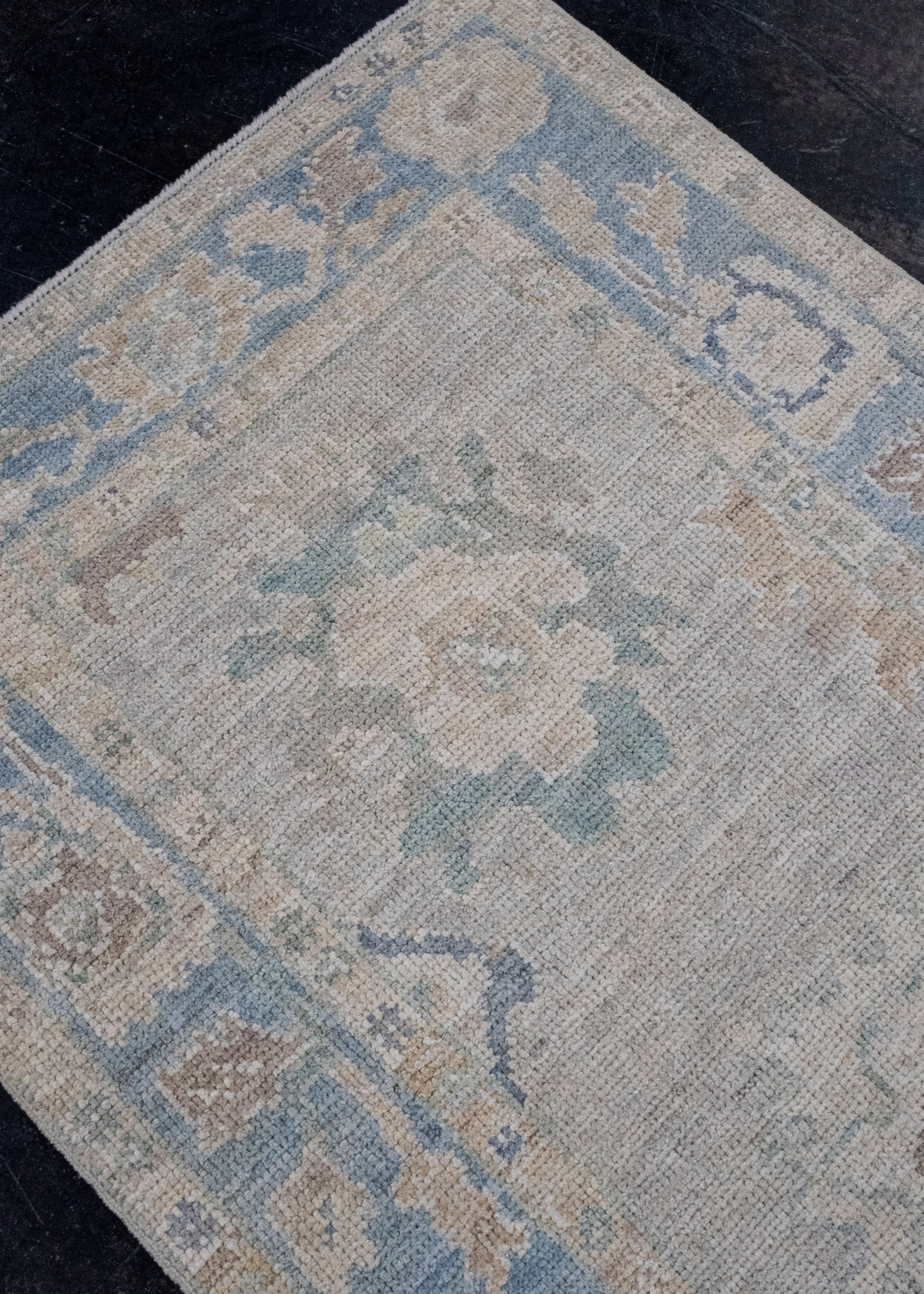 Turkish Oushak Runner Rug 3' x 10'2" #16229