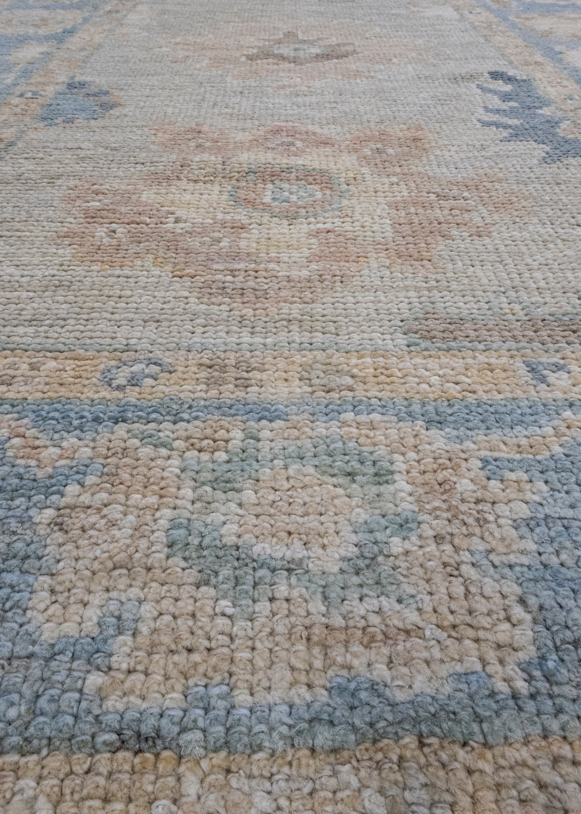 Turkish Oushak Runner Rug 3' x 10'2" #16229