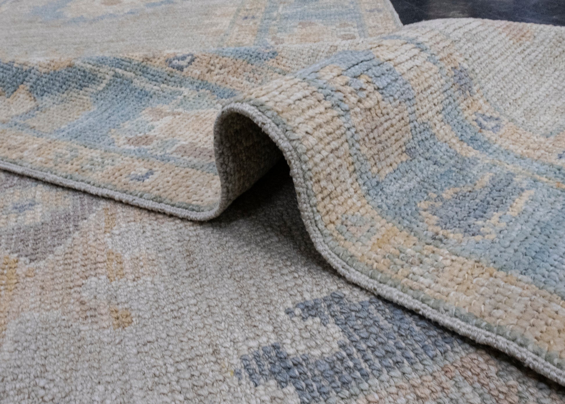 Turkish Oushak Runner Rug 3' x 10'2" #16229