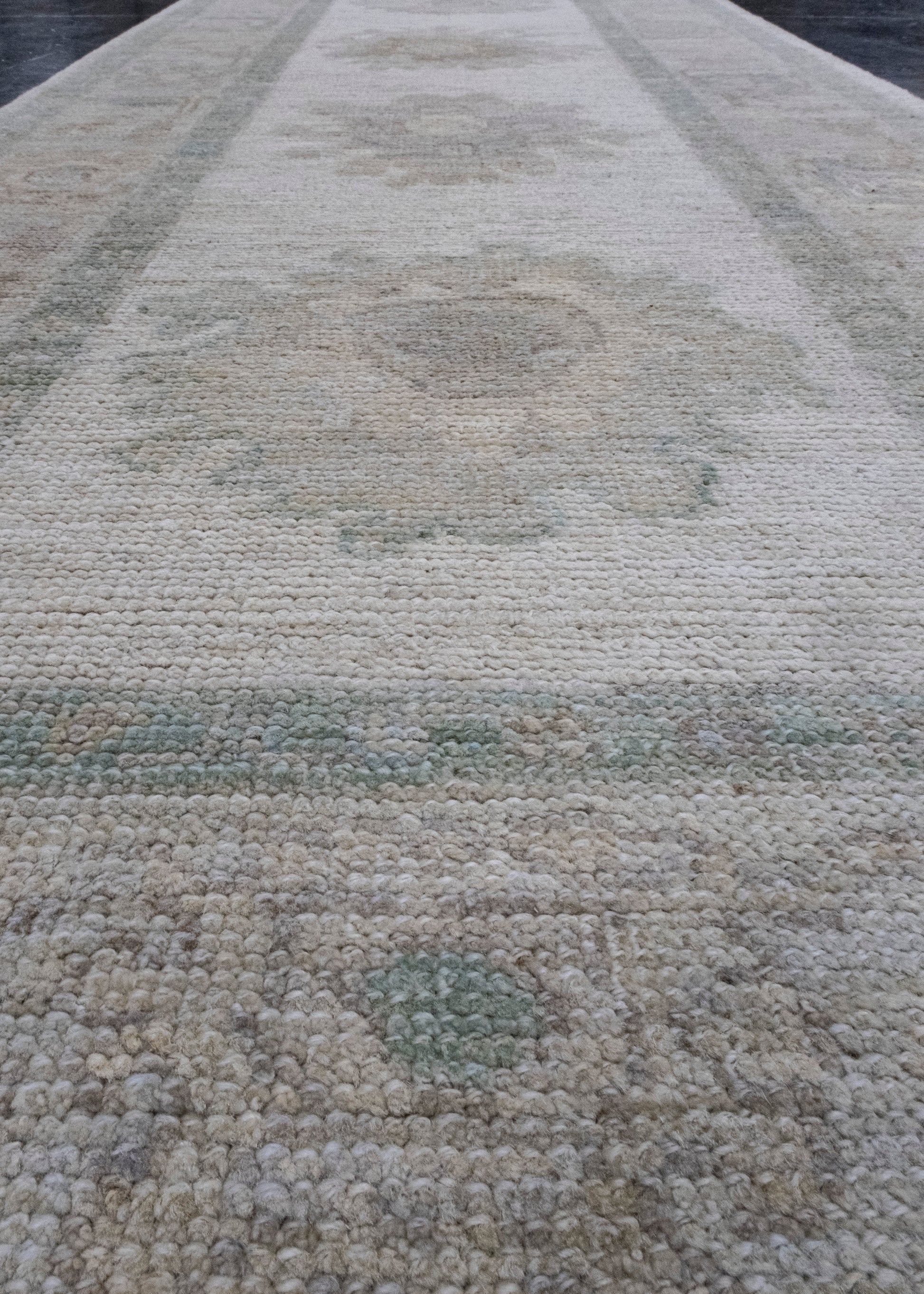 Turkish Oushak Runner Rug 2'9" x 11'4" #16195