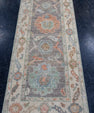 Turkish Oushak Runner Rug 2'4" x 10'5" #16007