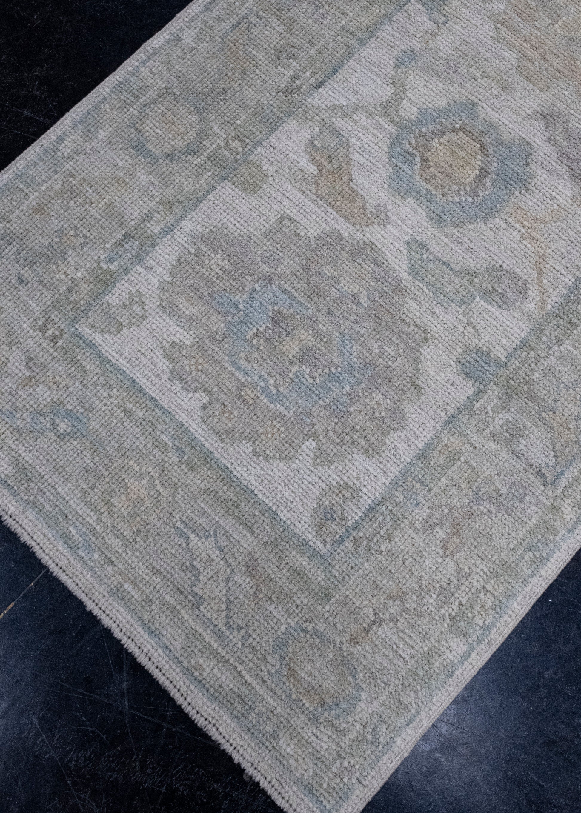 Turkish Oushak Runner Rug 2'9" x 10'4" #16376