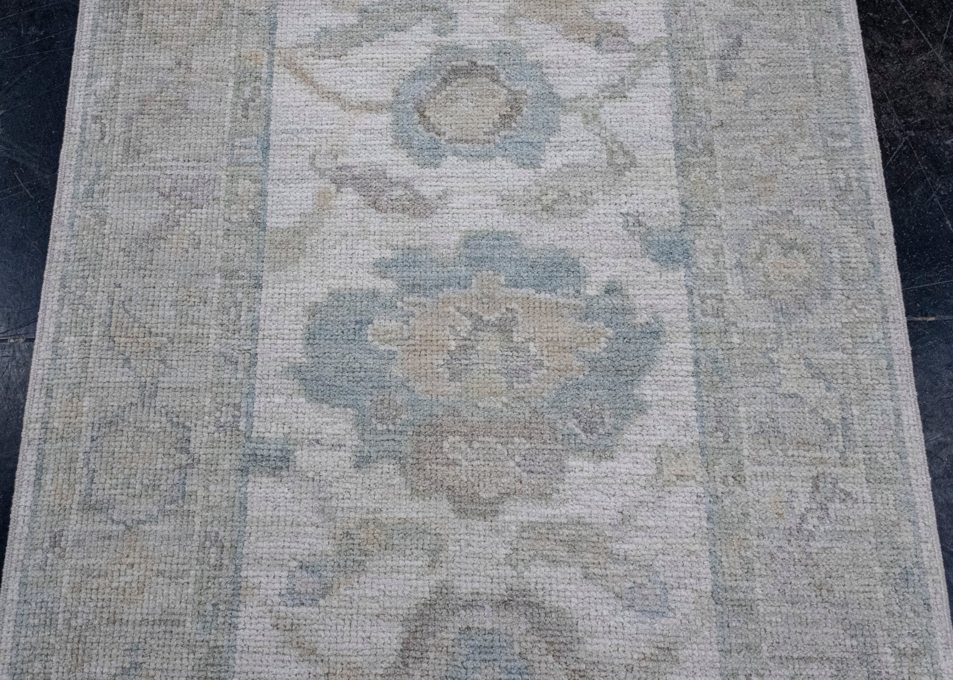 Turkish Oushak Runner Rug 2'9" x 10'4" #16376
