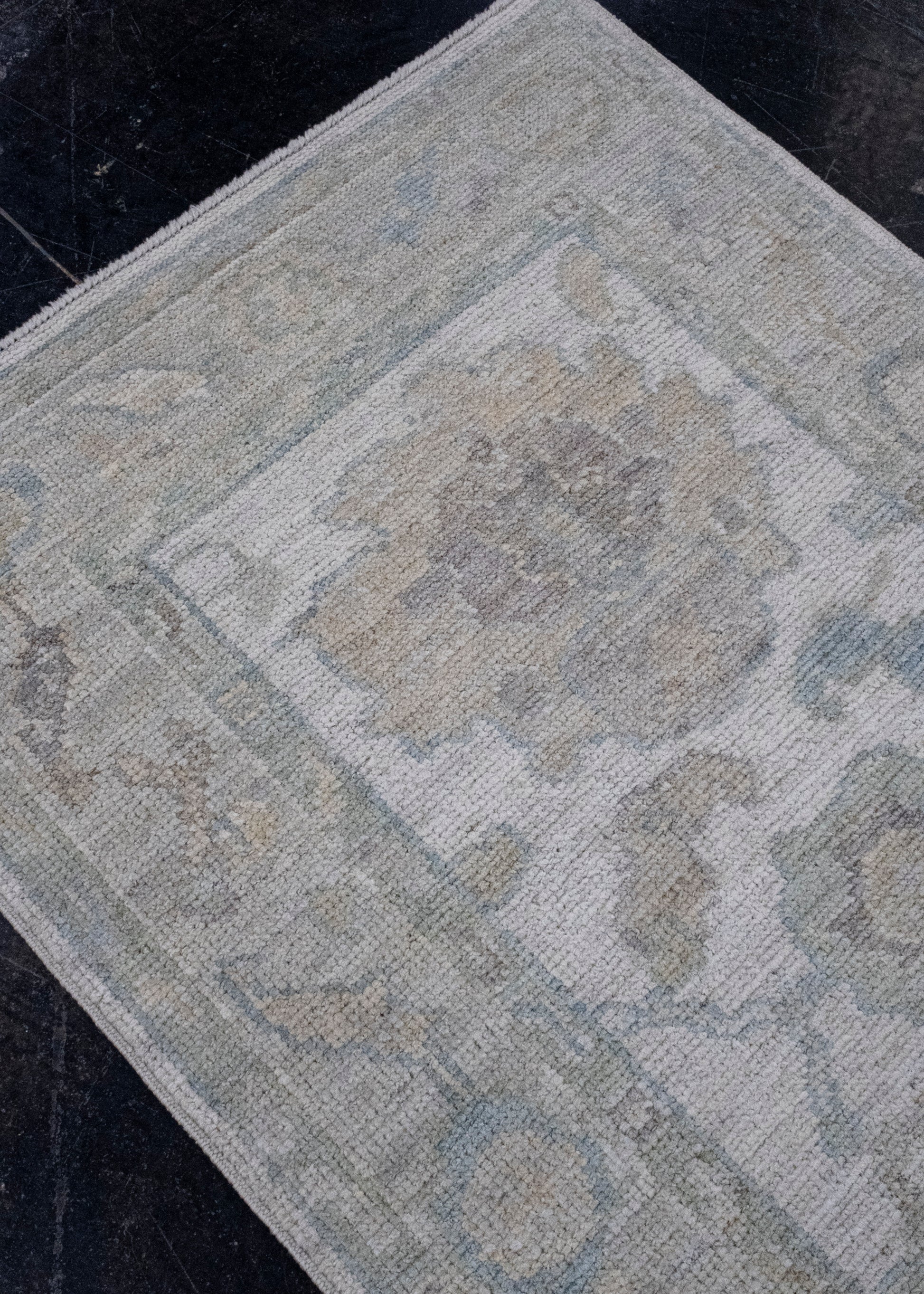 Turkish Oushak Runner Rug 2'9" x 10'4" #16376