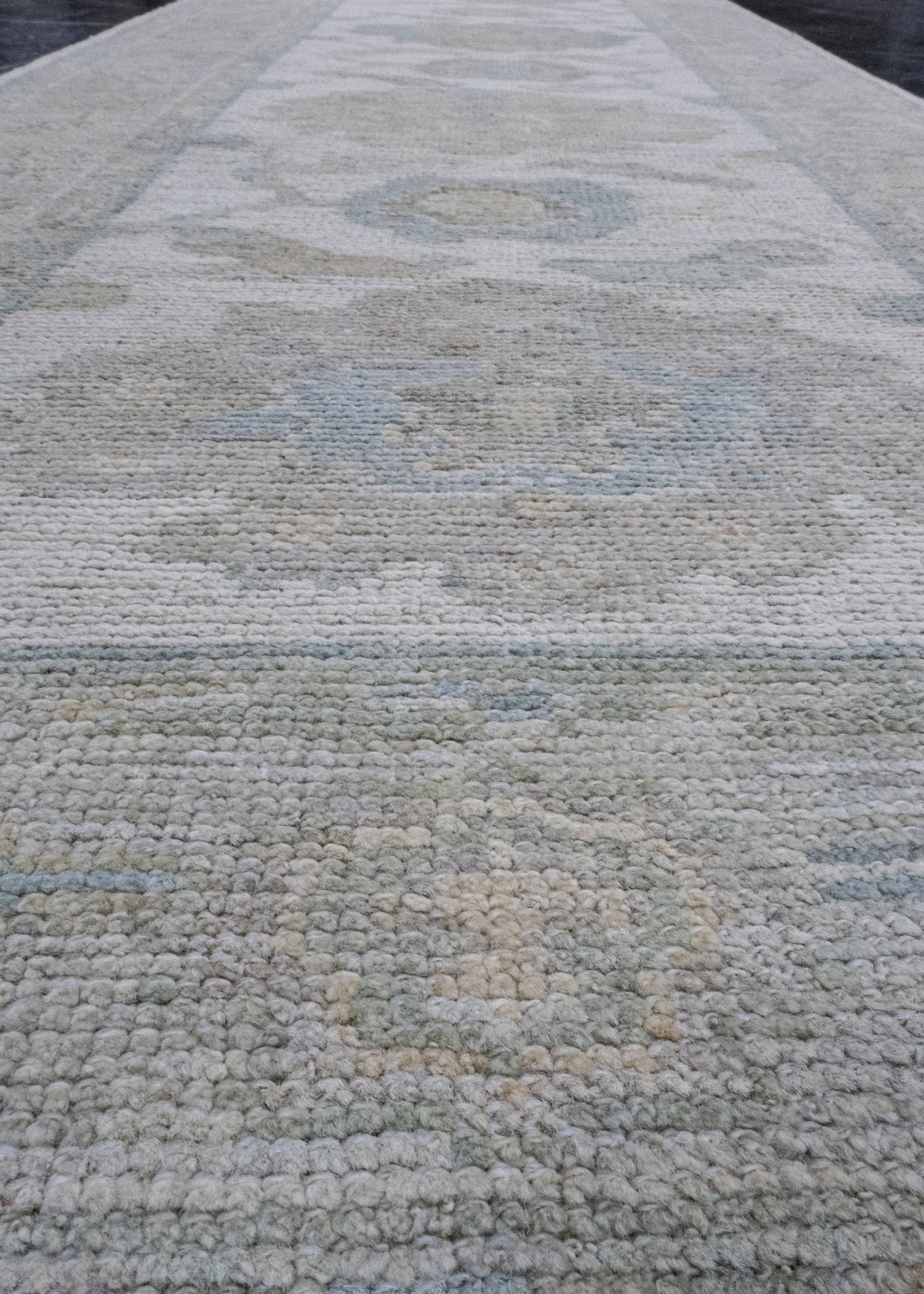Turkish Oushak Runner Rug 2'9" x 10'4" #16376