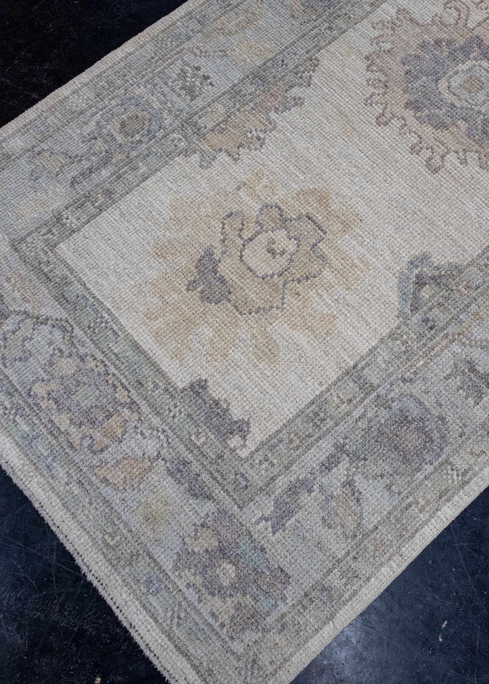 Turkish Oushak Runner Rug 3' x 10'1" #16373