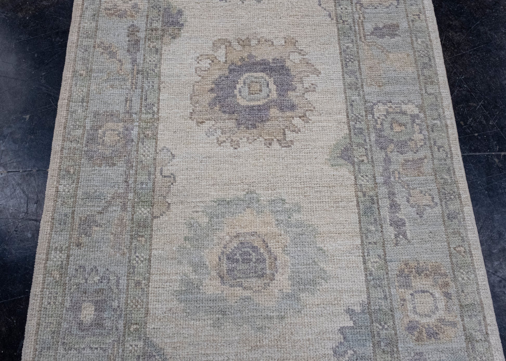 Turkish Oushak Runner Rug 3' x 10'1" #16373