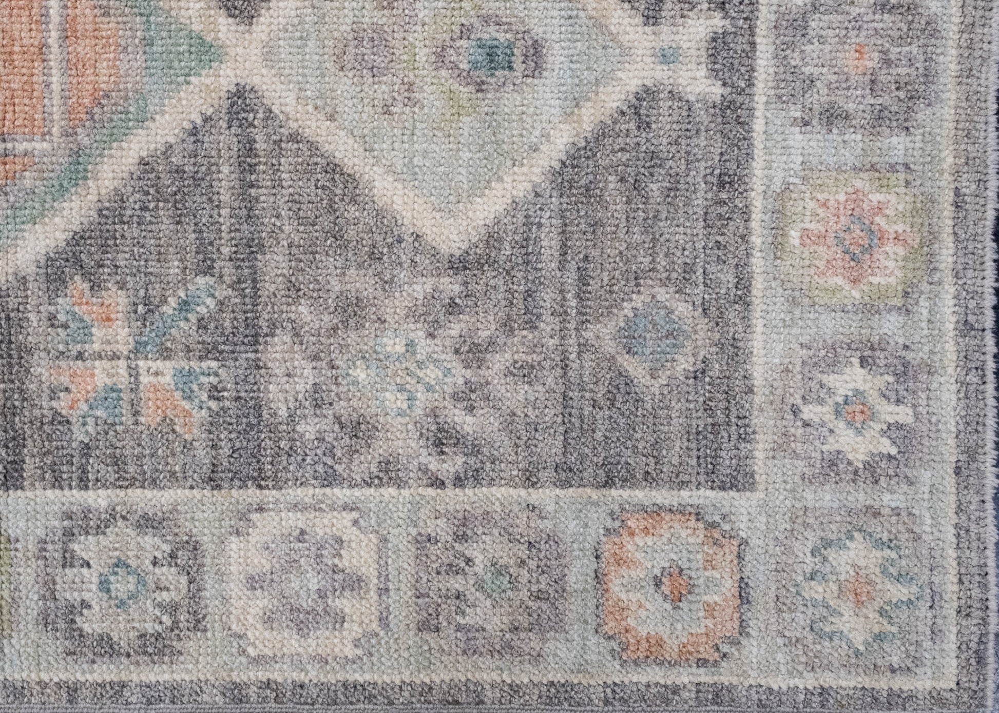 Turkish Oushak Runner Rug 2'10" x 10'2" #16003