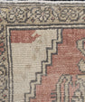 Oriental Hand Knotted Vintage Turkish Mini Rug 1'9" x 2'11" #10001
